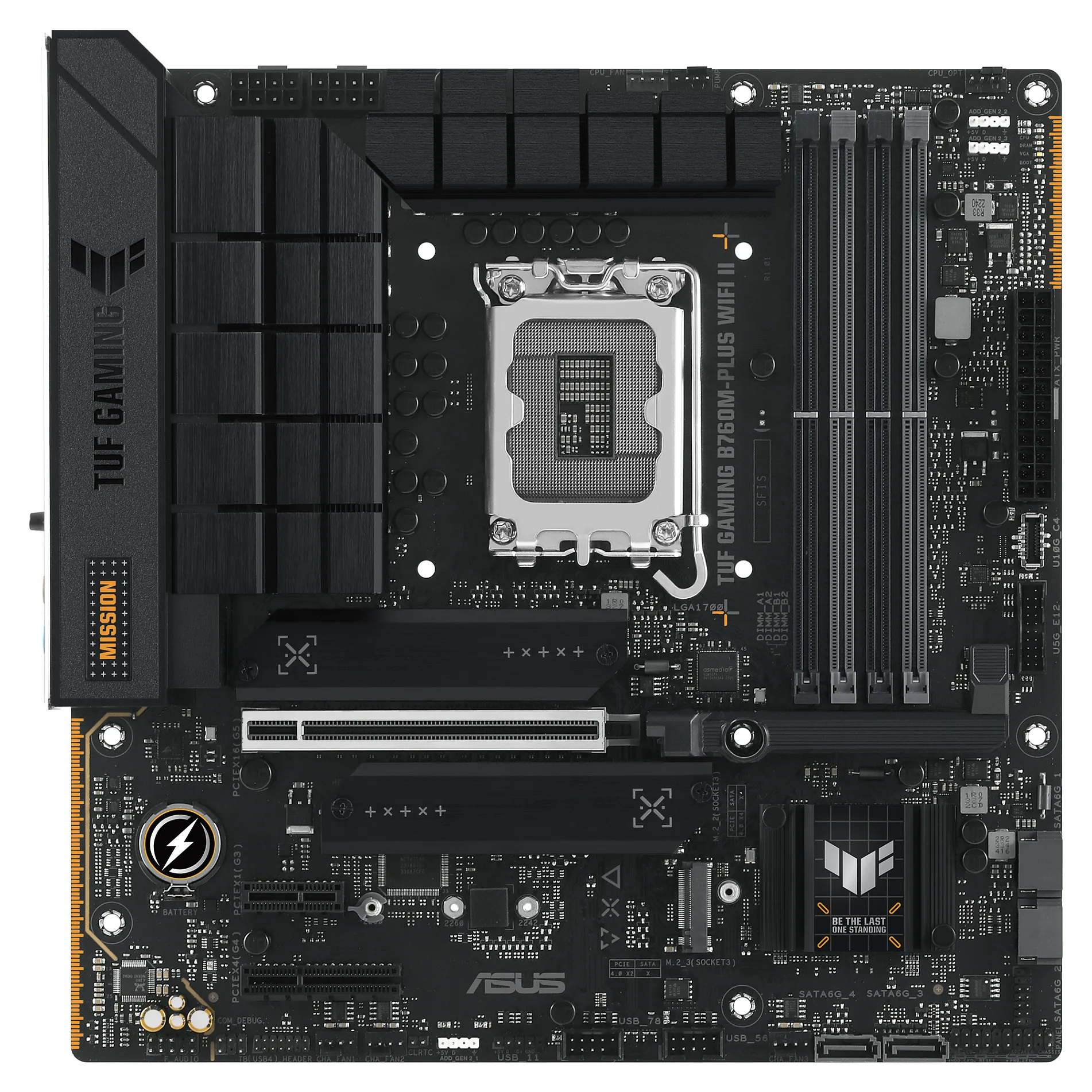 ASUS TUF GAMING B760M PLUS WIFI II Intel B760 LGA 1700 micro ATX PC-Komponenten