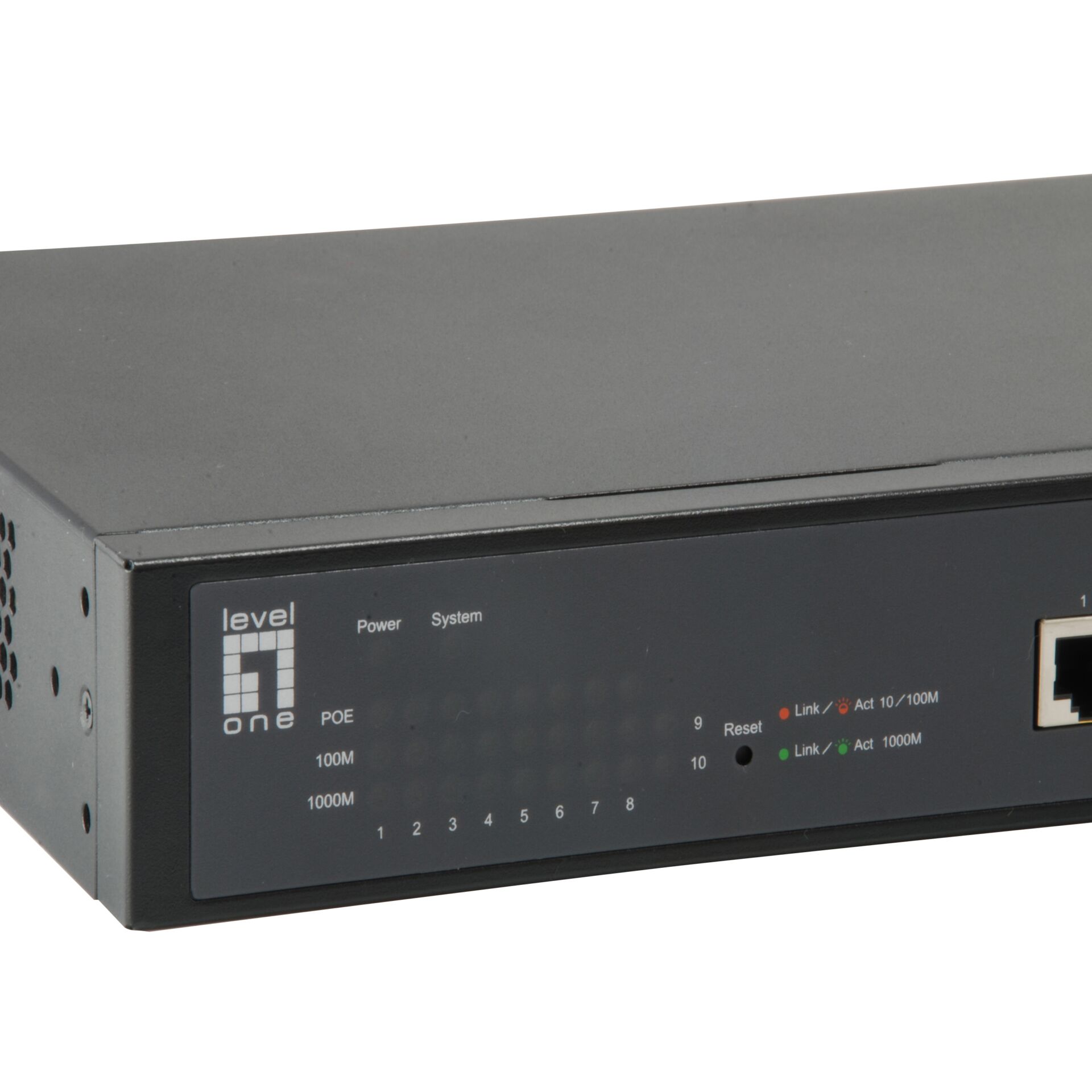 LevelOne GEP 1051 Netzwerk Switch Managed L2 L3 L4 Gigabit Ethernet 10 100 1000 Power over Ethernet PoE Schwarz