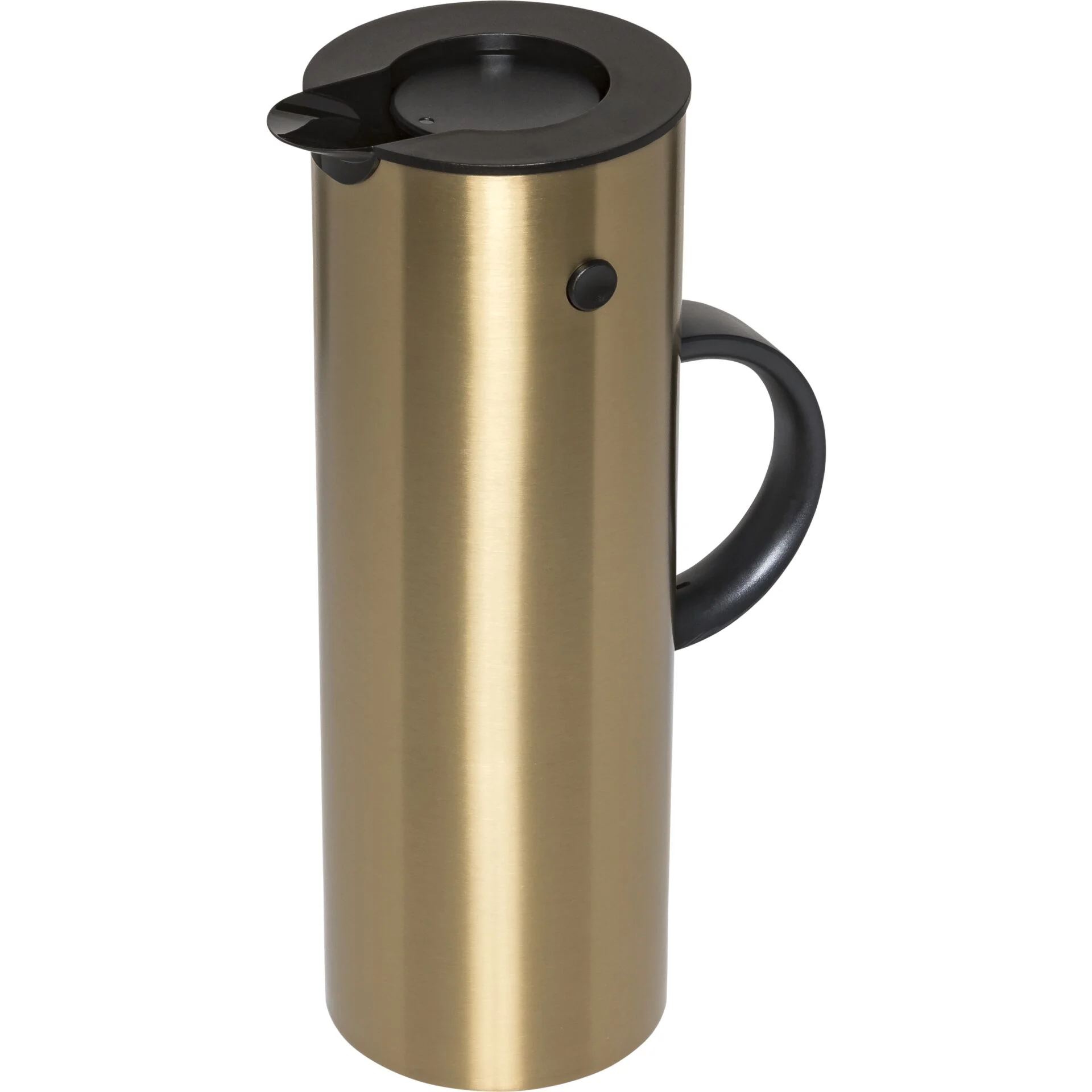 Stelton EM 77 Isolierkanne 1l brushed brass Tee- & Thermoskannen