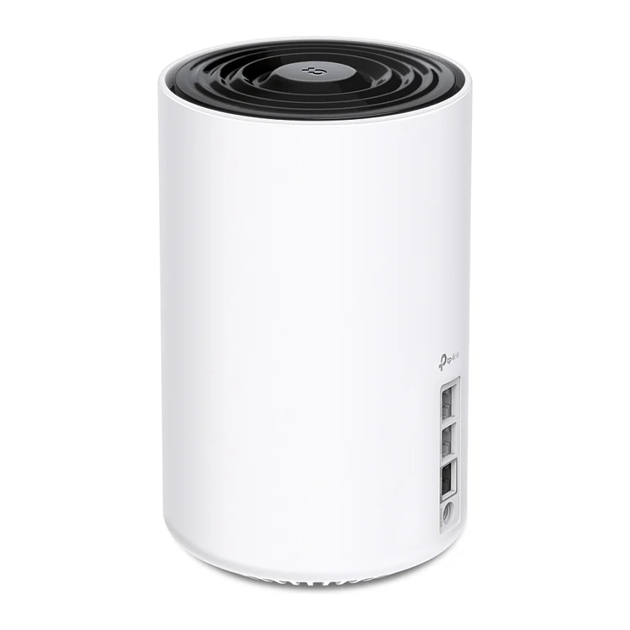 TP Link Deco XE75 Pro  3 pack  Tri Band  2 4 GHz 5 GHz 6 GHz  Wi Fi 6E  802 11ax  Weiss Intern Router