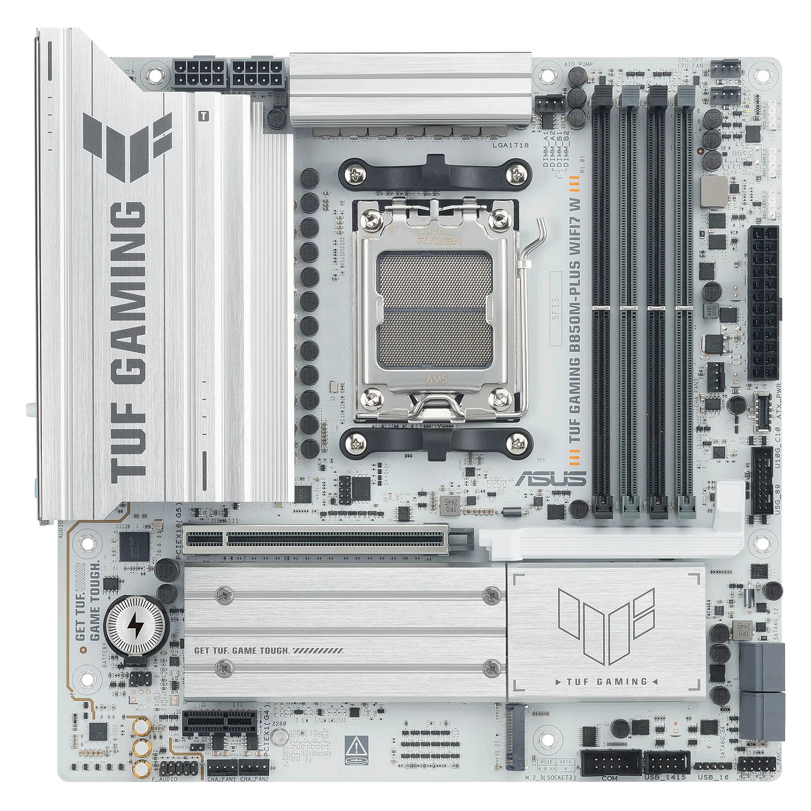 ASUS TUF GAMING B850M PLUS WIFI7 W AMD B850 Sockel AM5 micro ATX PC-Komponenten