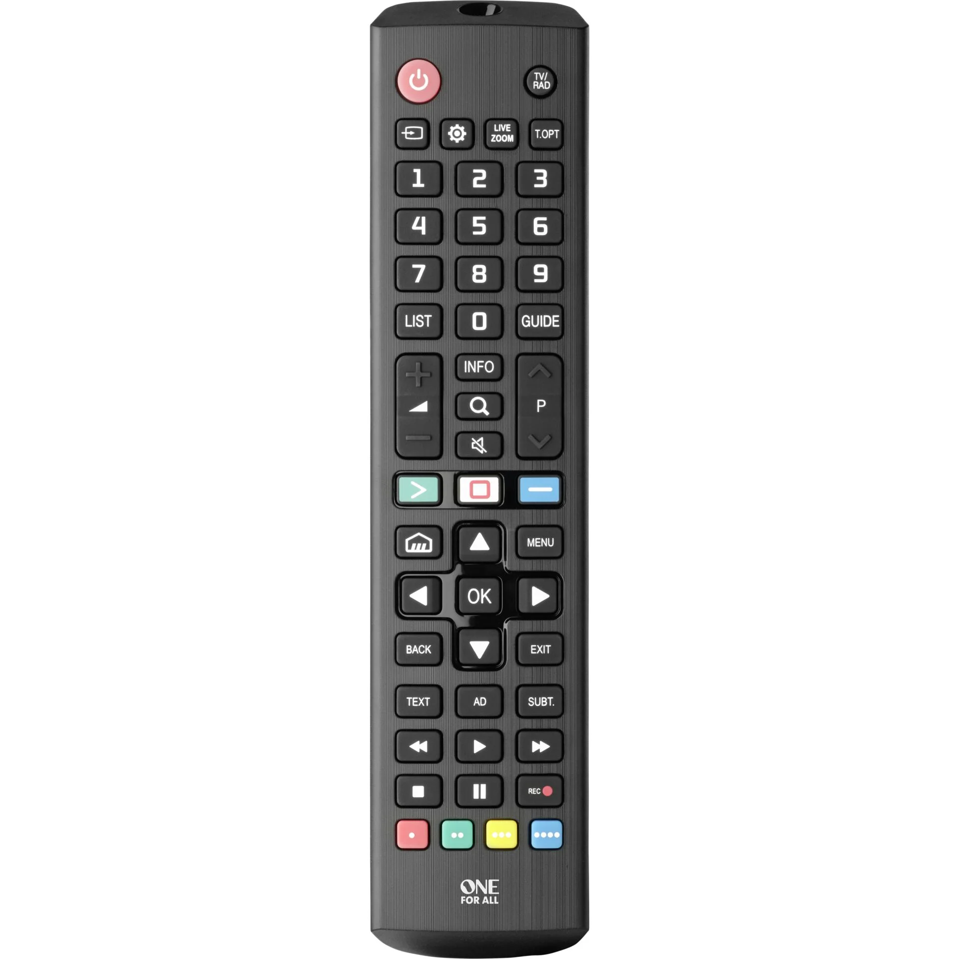 OneforAll One for All LG 2 0 Ersatzfernbedienung URC 4911 Video & Audio