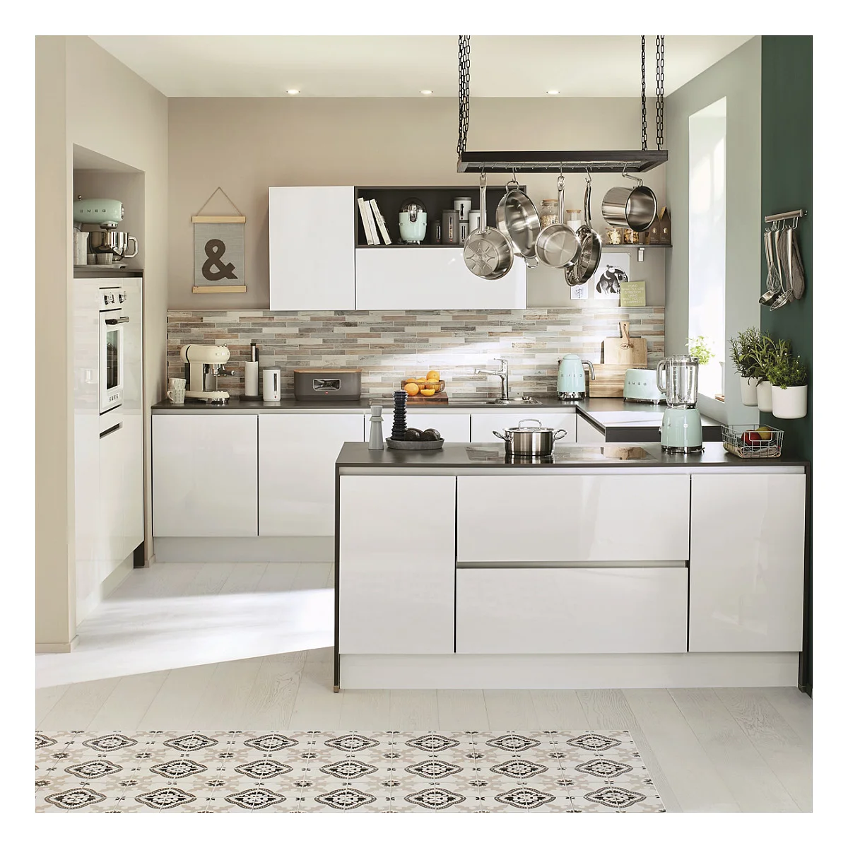 SMEG wasserkocher 50s style klf04pgeu  pastellgruen Kuechenkleingeraete