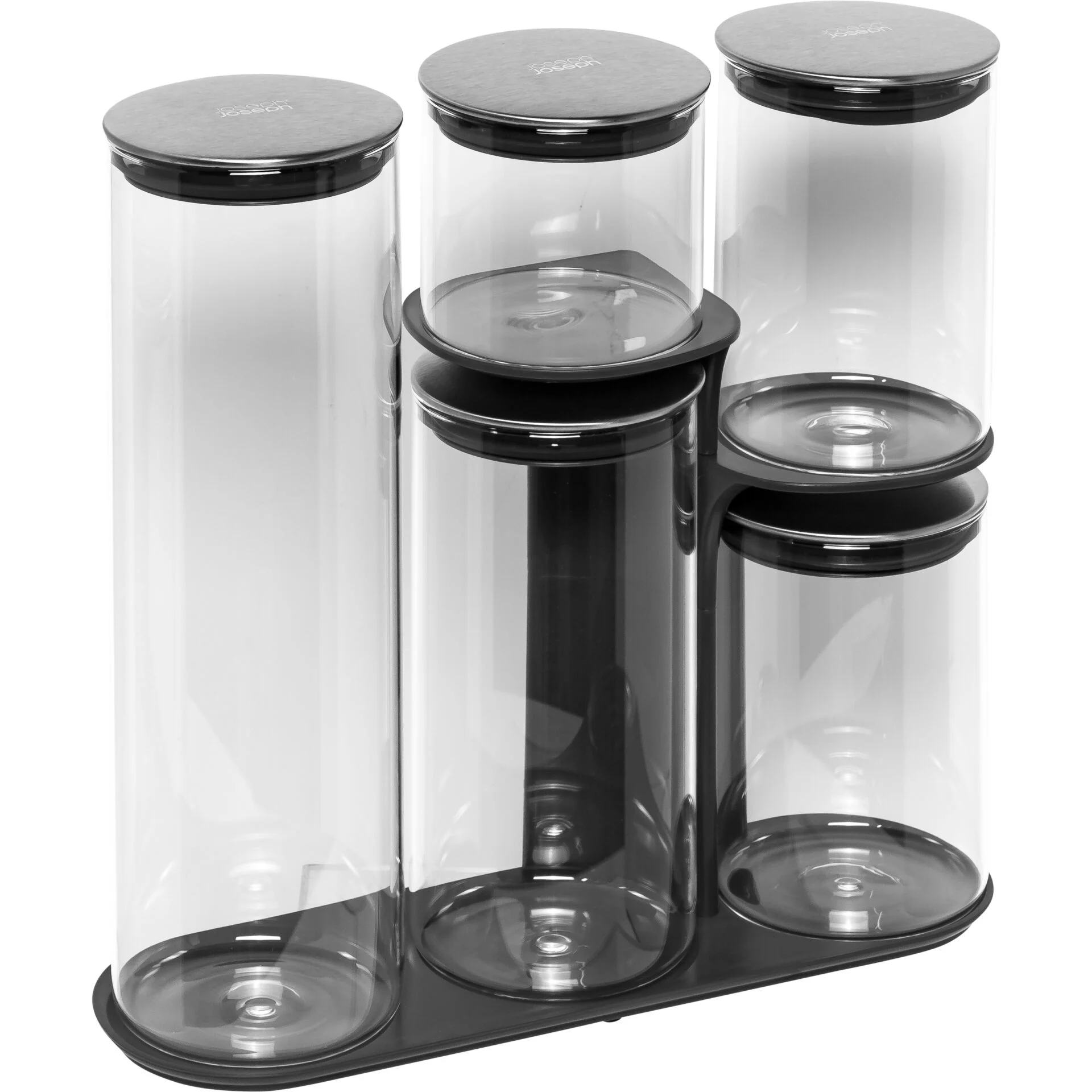 Joseph Joseph Podium Glas Aufbewahrungsbehaelter   Set Besteck & Aufbewahrung