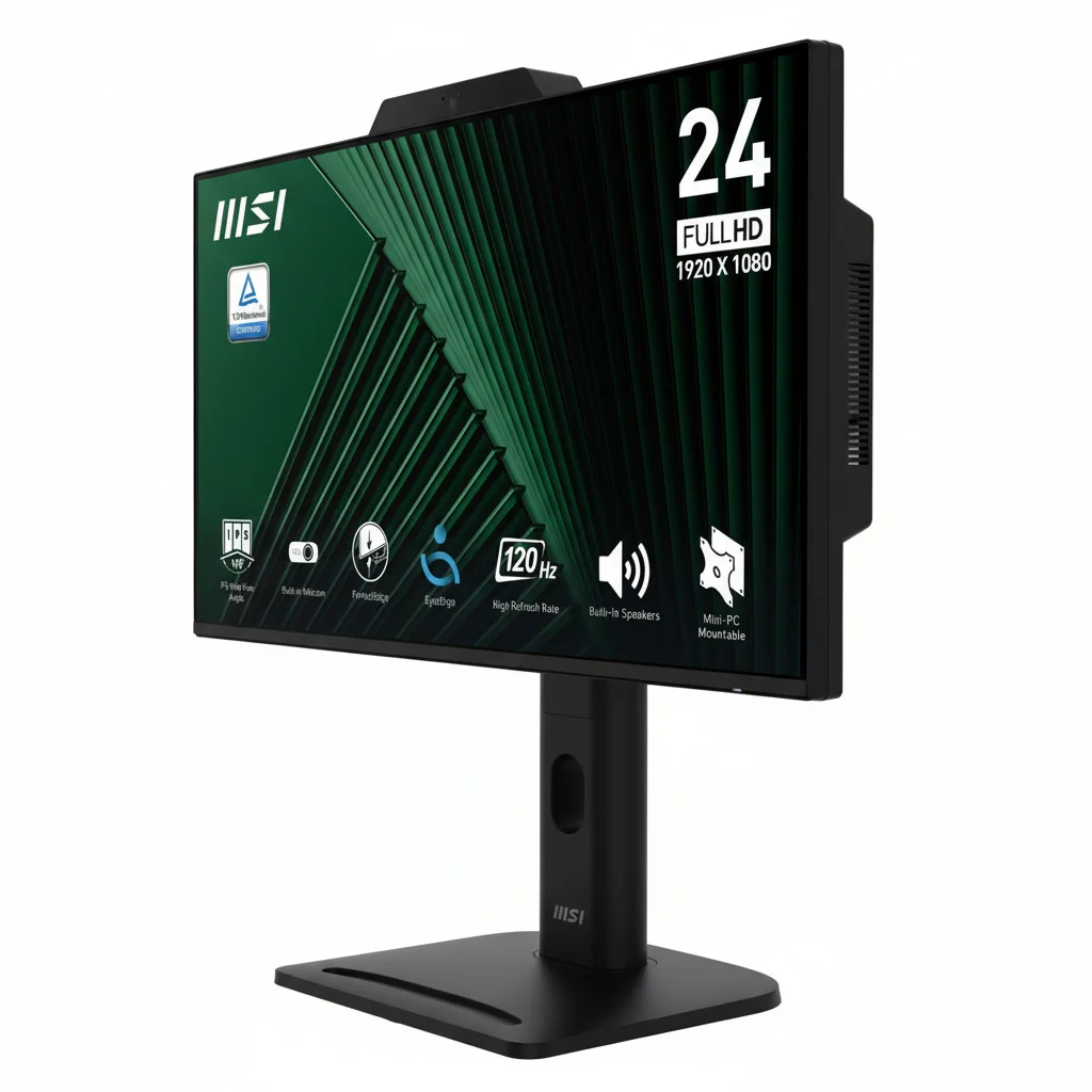 MSI PRO MP242PMGDE 60cm  24Zoll  IPS FHD 1ms 120Hz Monitore