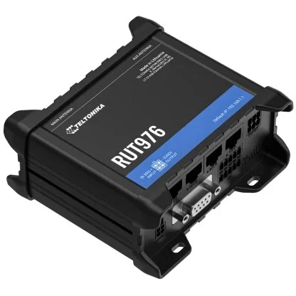 Teltonika RUT976 Redcap 5G Router 5G LTE WLAN VPN Schwarz