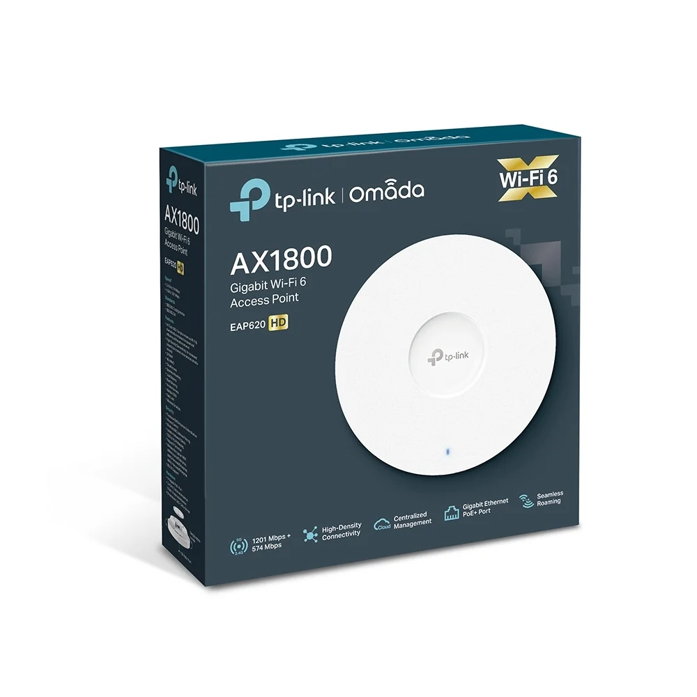 TP Link Omada AX1800 Wireless Dual Band Ceiling Mount Access Point Access Points