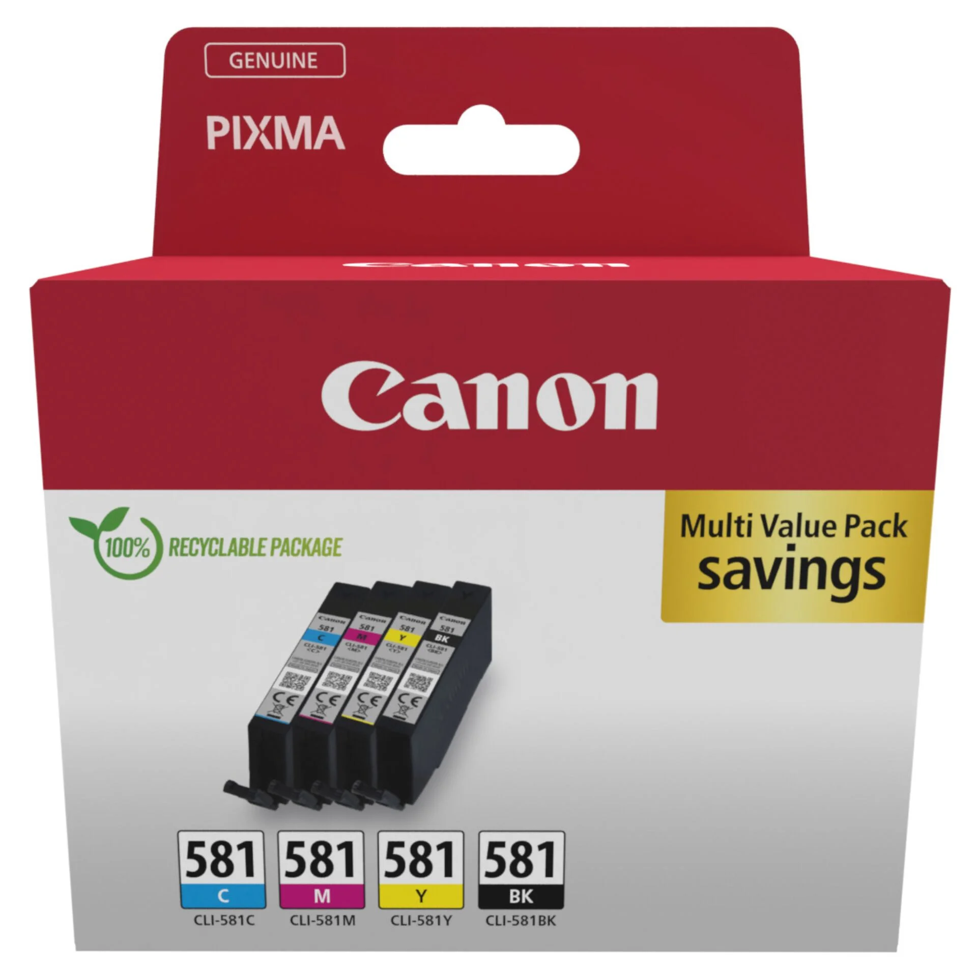 Canon CLI 581 C M Y BK Multipack Drucker & Scanner