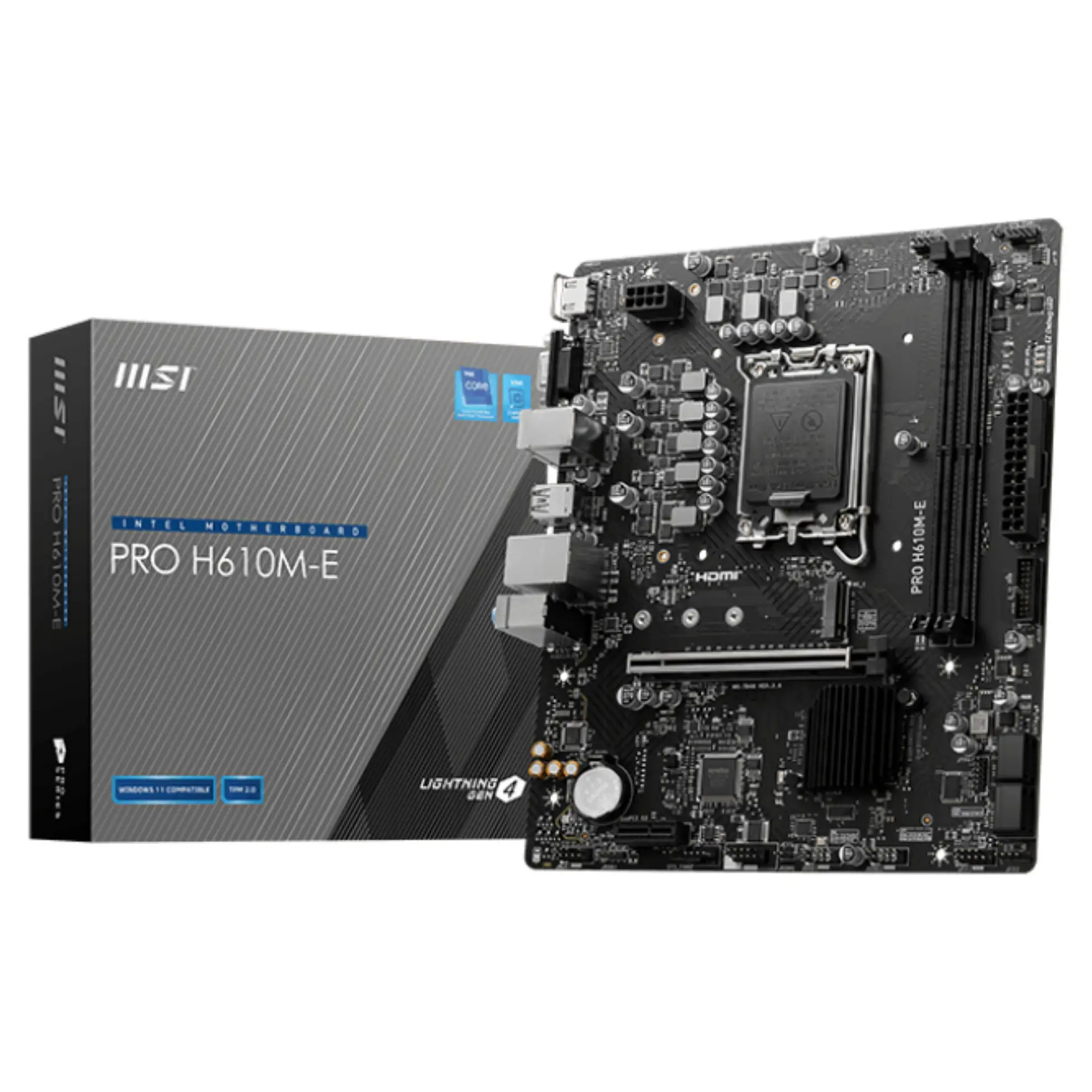 MSI PRO H610M E Motherboard Intel H610 LGA 1700 micro ATX PC-Zubehoer
