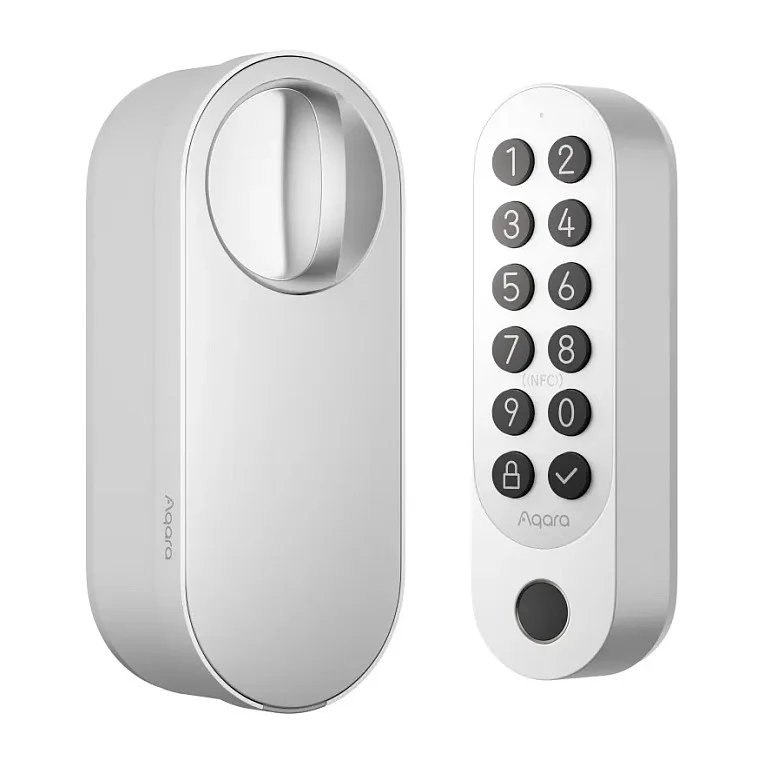 Aqara Smart Lock U200  White  smartes Tuerschloss mit verschiedenen Entriegelungsmethoden Tuerklingeln & Tuerschloesser