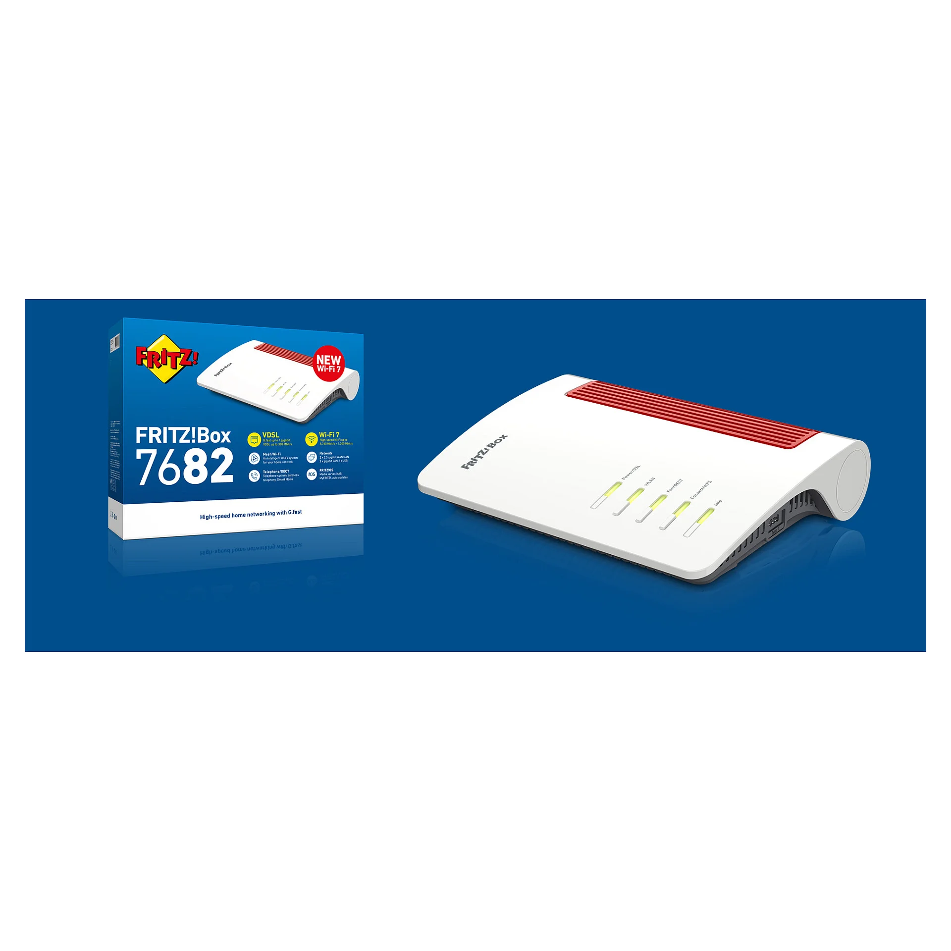 AVM FRITZ Box 7682  Wi Fi 7  Netzwerk