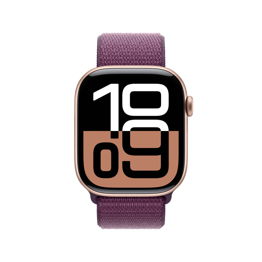 Apple watch series 10 gps   cellular 46mm rose gold aluminium case with plum sport loop Smartwatches & Fitnesstracker