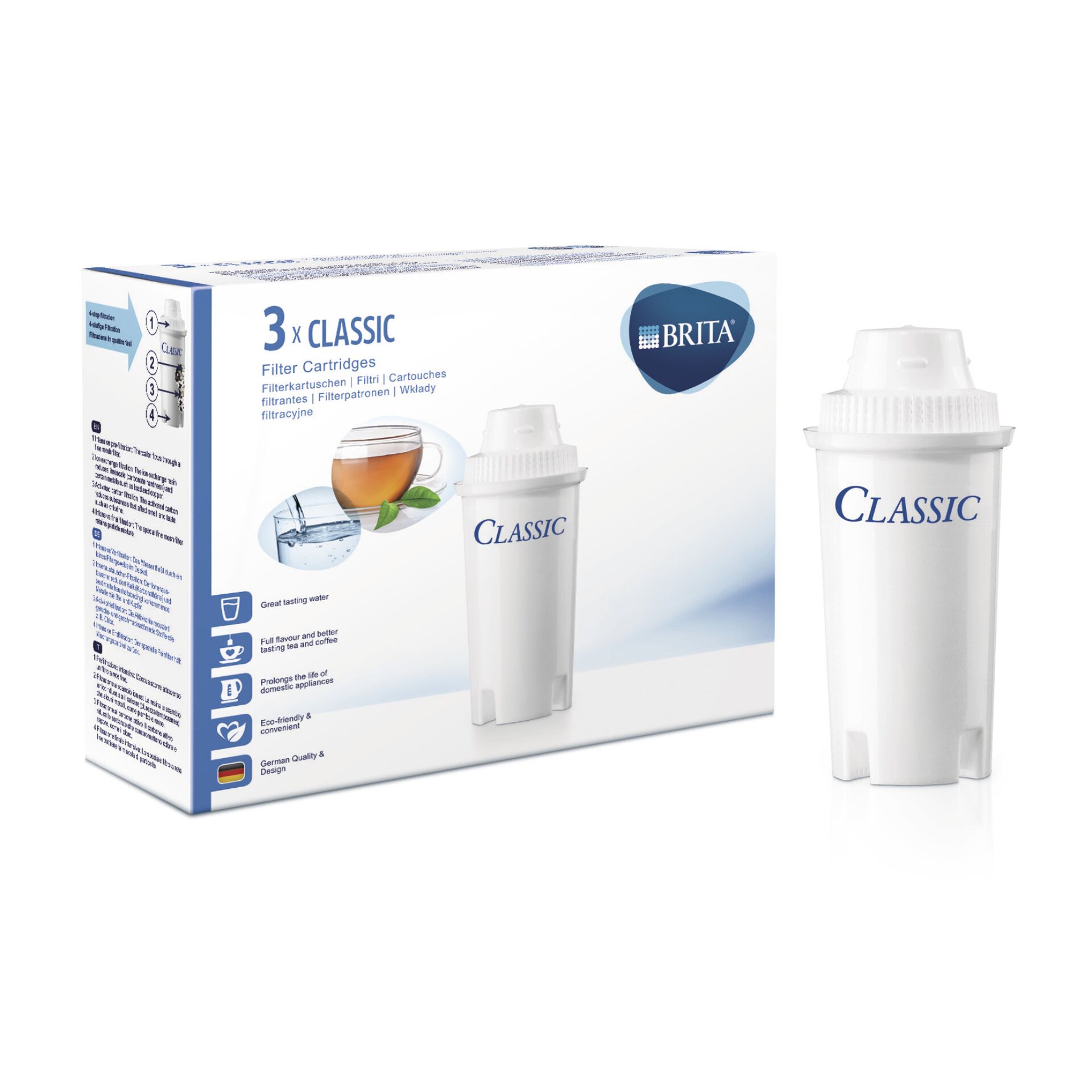 Brita tischwasserfilter classic filterkartusche 3er pack Kuechenkleingeraete