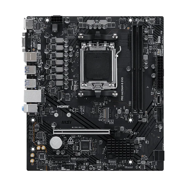 MSI PRO A620AM B EVO Motherboard AMD A620A Sockel AM5 ATX PC-Zubehoer