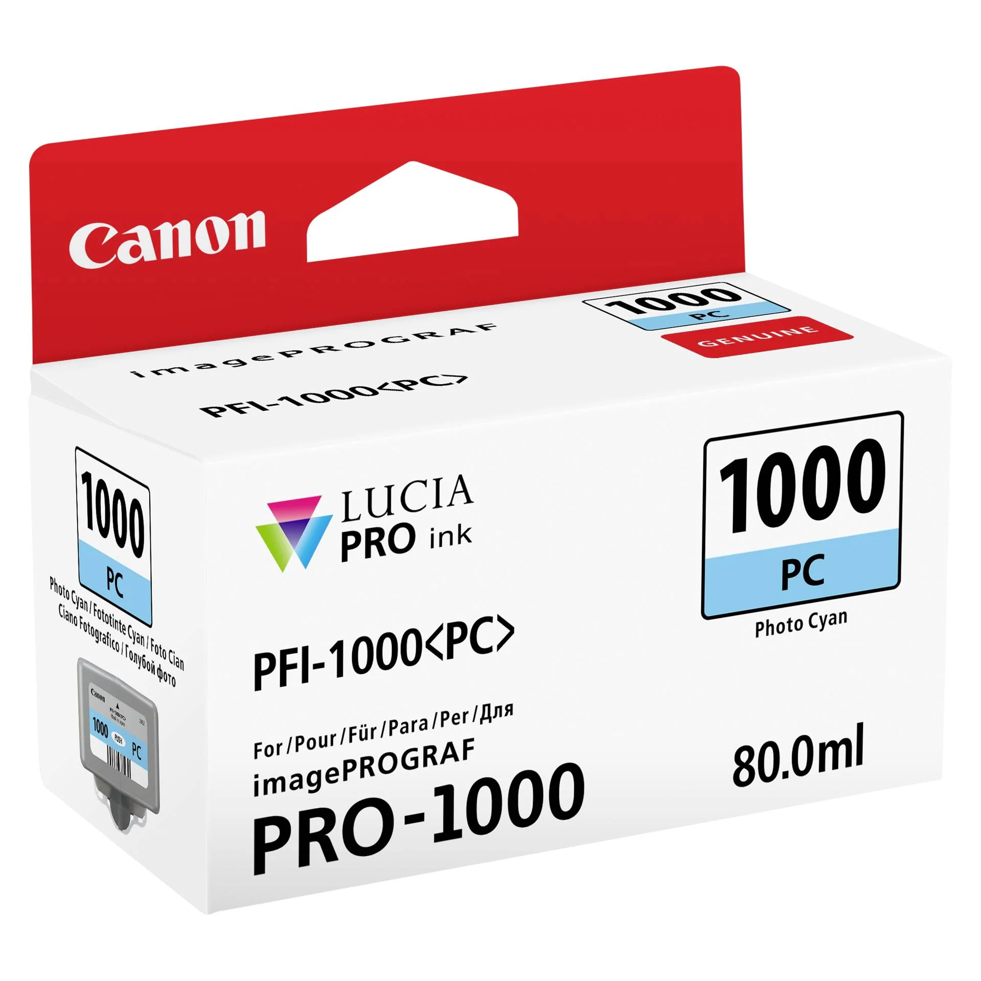 Canon PFI 1000PC Tinte Foto Cyan Drucker & Scanner