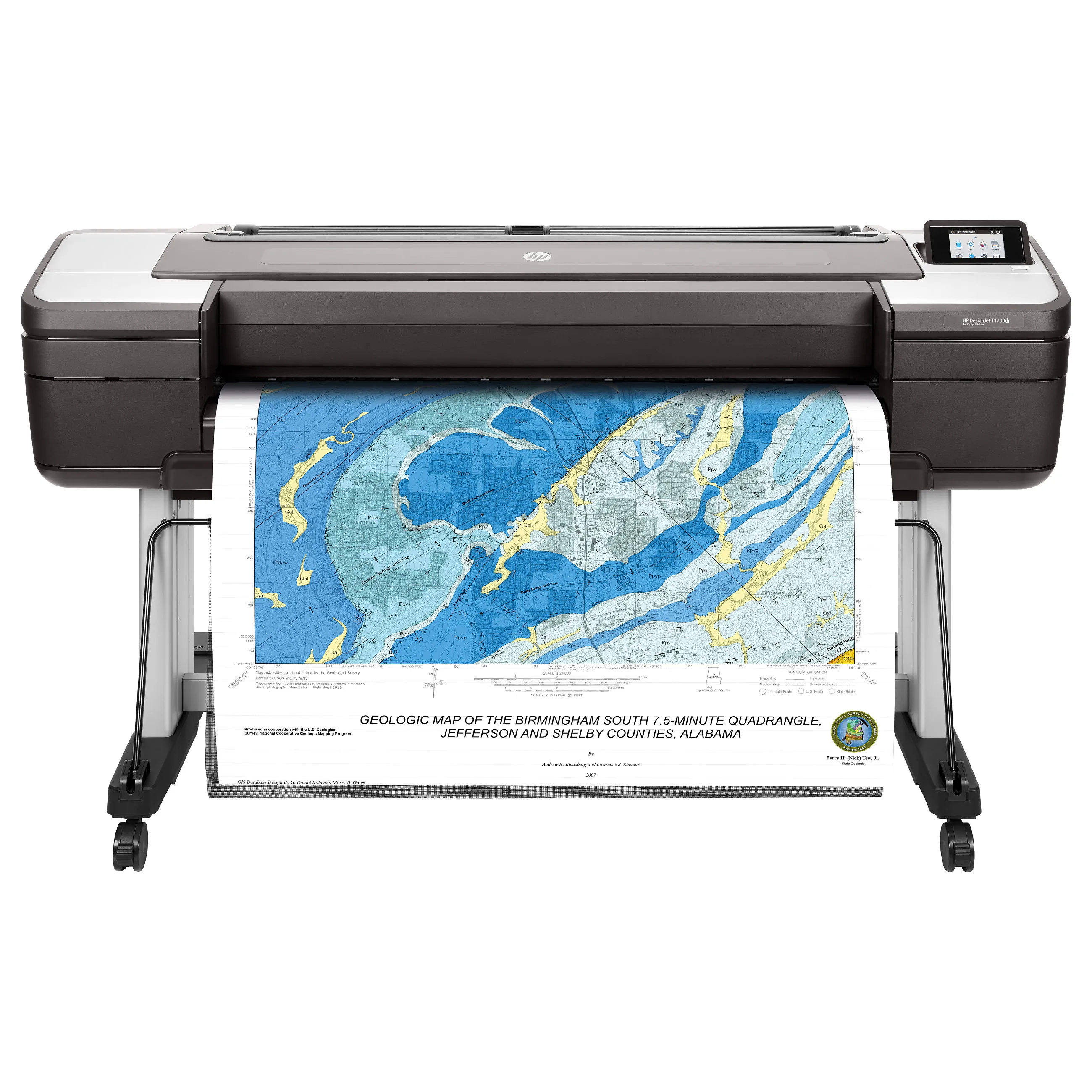 HP Designjet T1700dr 44 Zoll PostScript Drucker Drucker & Scanner