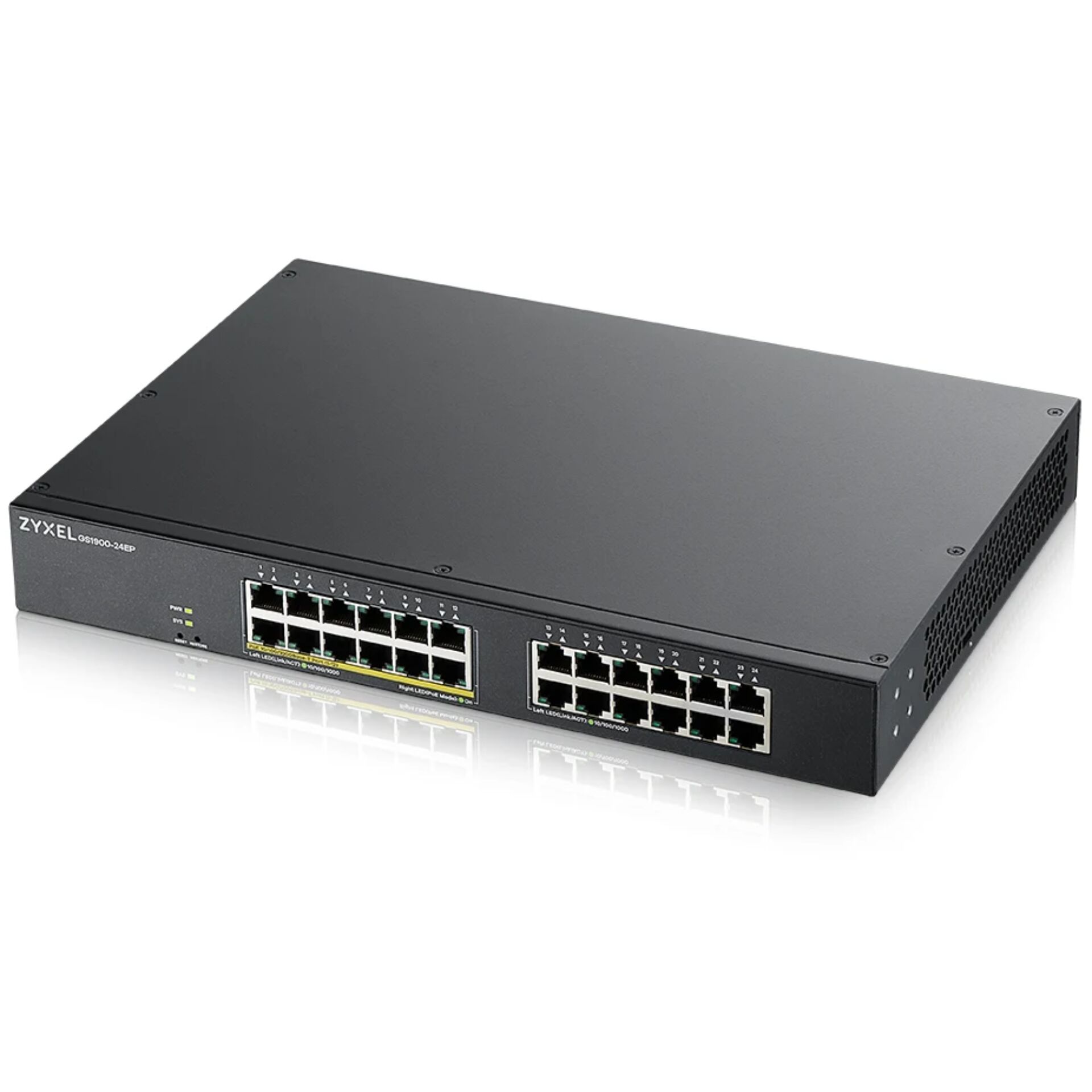 Zyxel GS1900 24EP Managed L2 Gigabit Ethernet  10 100 1000  Power over Ethernet  PoE  Schwarz Switches