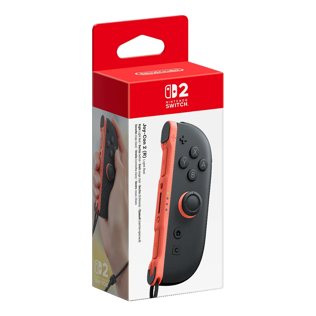 Nintendo Joy Con 2  R  hellrot Konsolen