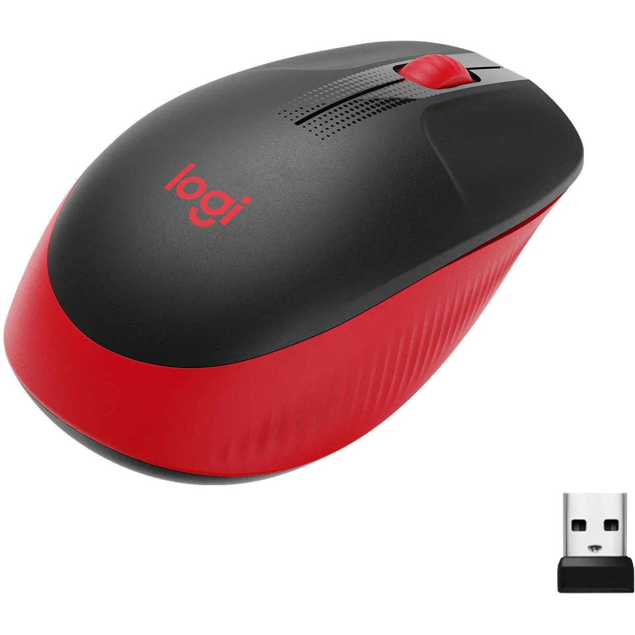 Logitech M190 optisch wireless Red Tastaturen & Maeuse