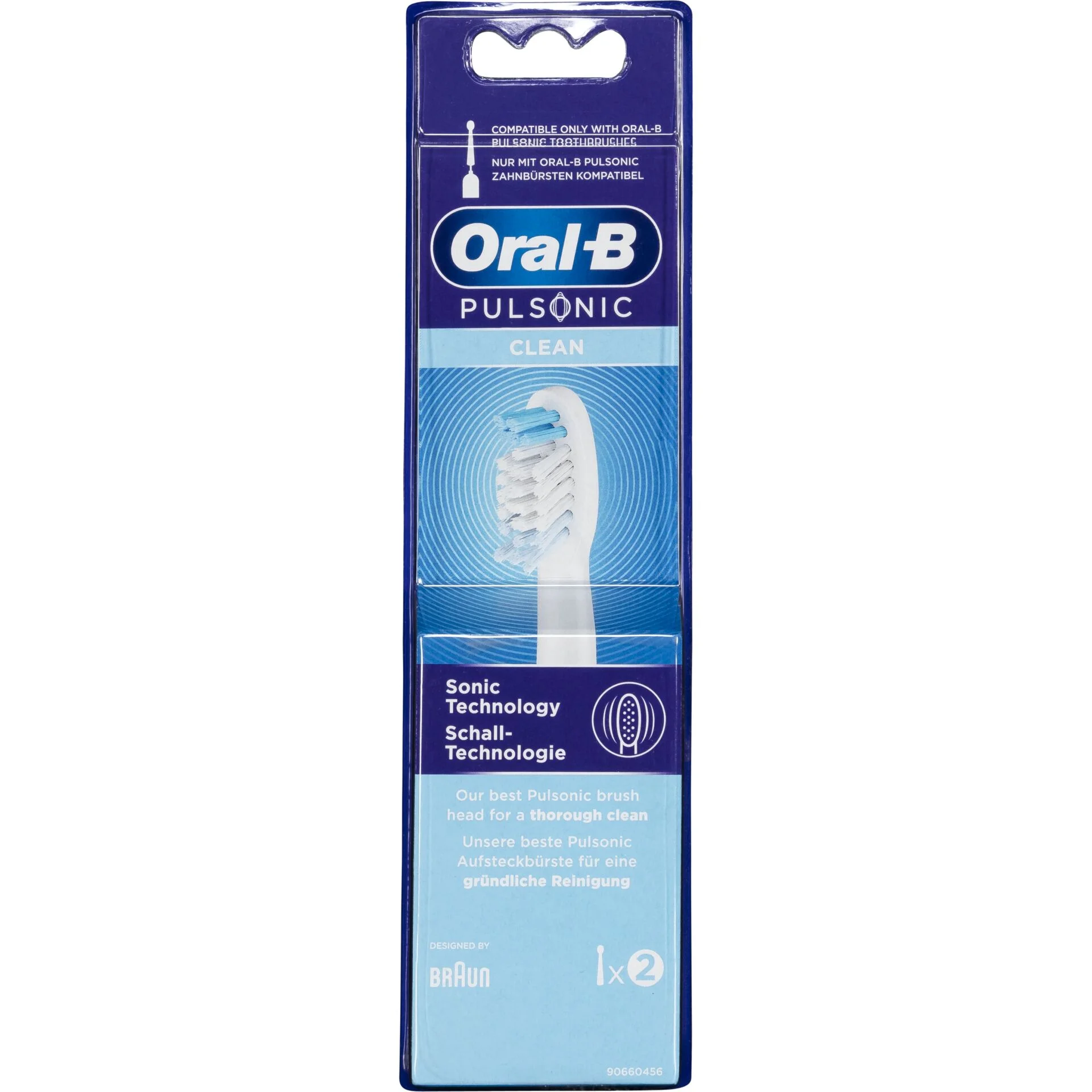 Oral B Aufsteckbuersten Pulsonic Clean 2er Zahnpflege