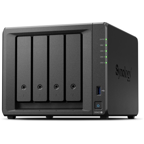 Synology 4 Bay DDR4 ECC 2x USB3 2 I 1 DS923  4GB RAM Speichermedien