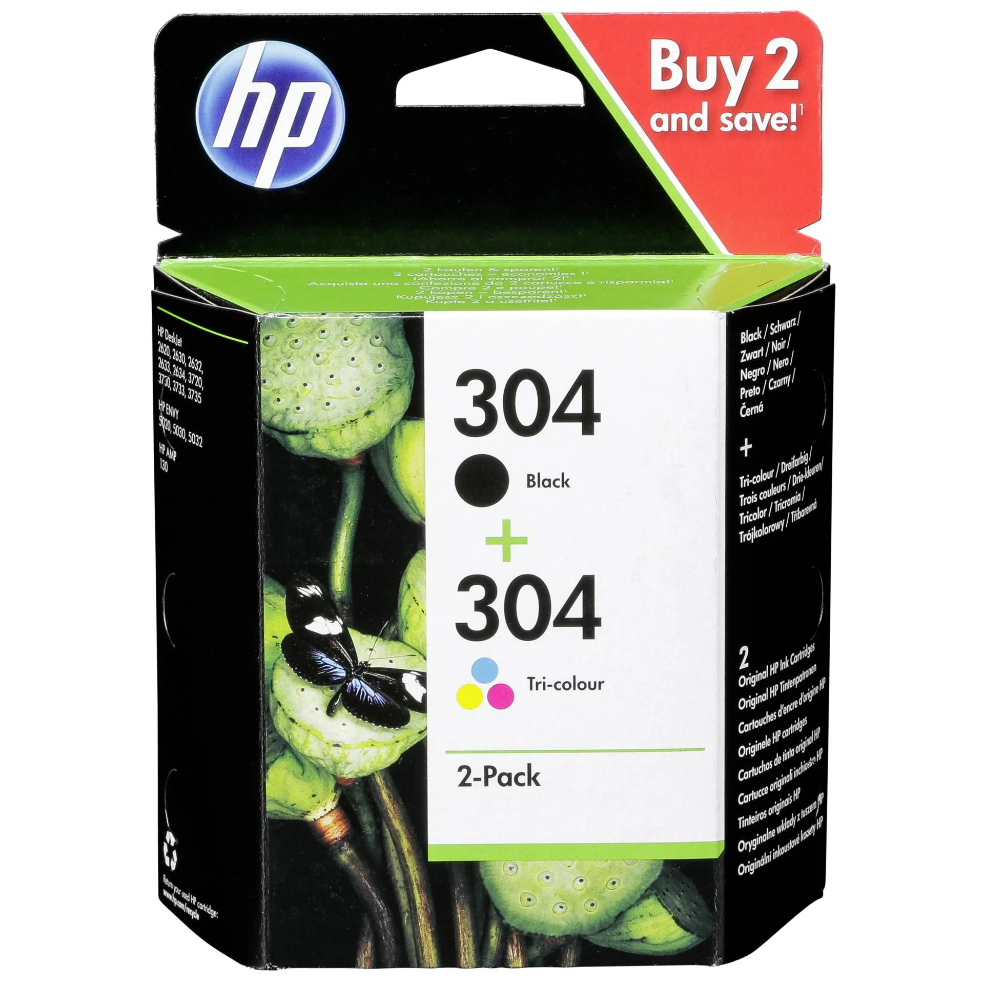 HP Tinte 304 3JB05AE Multipack  BK C M Y  Drucker & Scanner