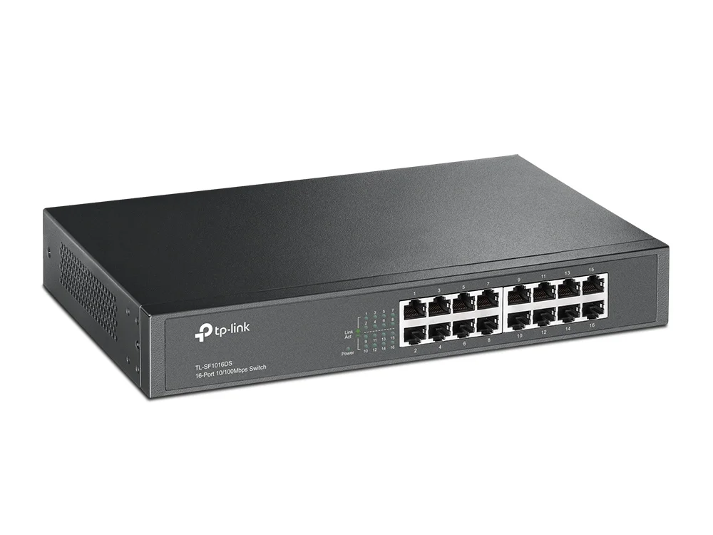TP Link 16 Port 10 100Mbit s Switch Switches