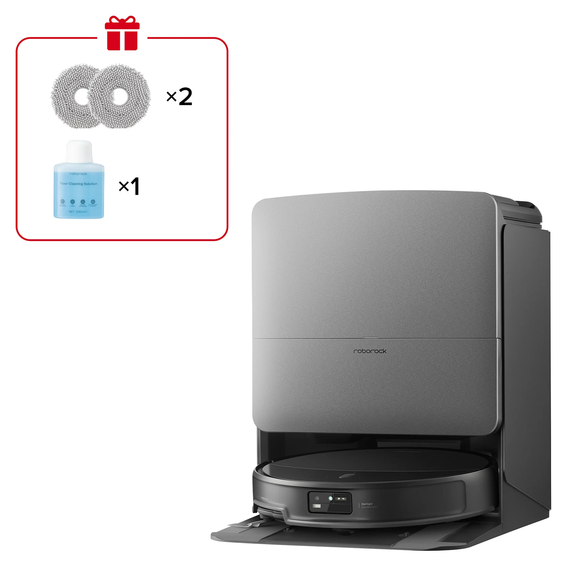 Roborock SAROS 20X 0 259 l Schwarz Staubsauger & Reiniger