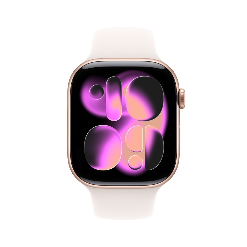 Apple Watch S11 Aluminium Cellular 46mm Rosegold  Sportarmband blassrosa  S M Smartwatches & Fitnesstracker