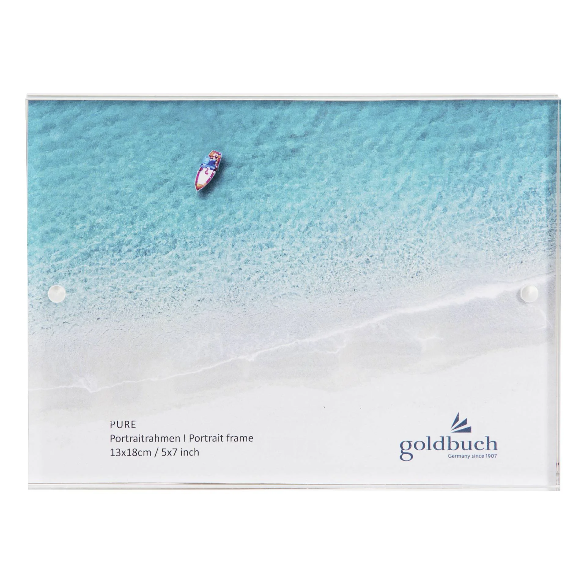 Goldbuch Pure 13x18 Acryl Portraitrahmen 950013 Bilderrahmen