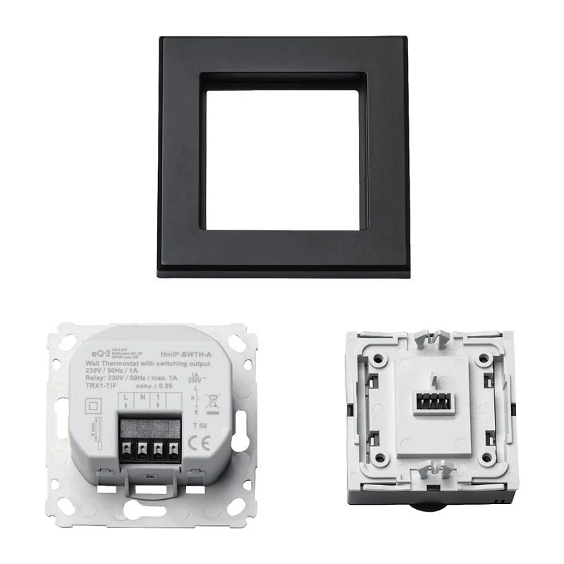 eQ 3 Homematic IP Wandthermostat   230V Schaltausgang   Anthrazit Wandthermostate
