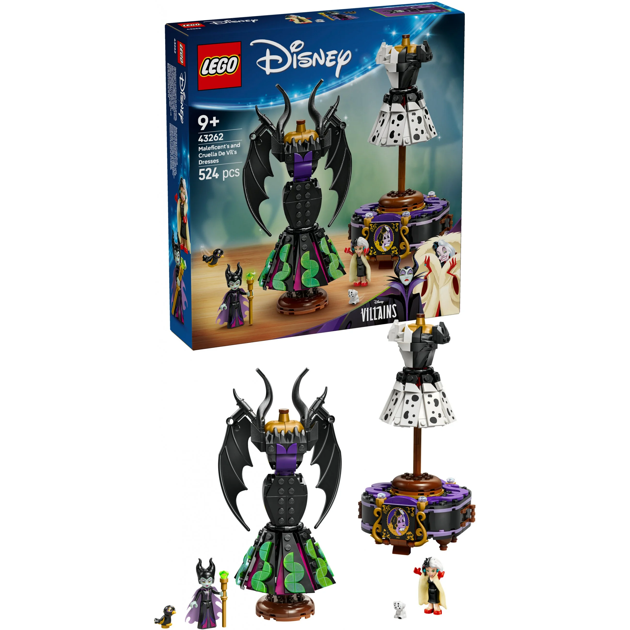LEGO Disney Classic 43262 Malefiz und Cruella De Vil