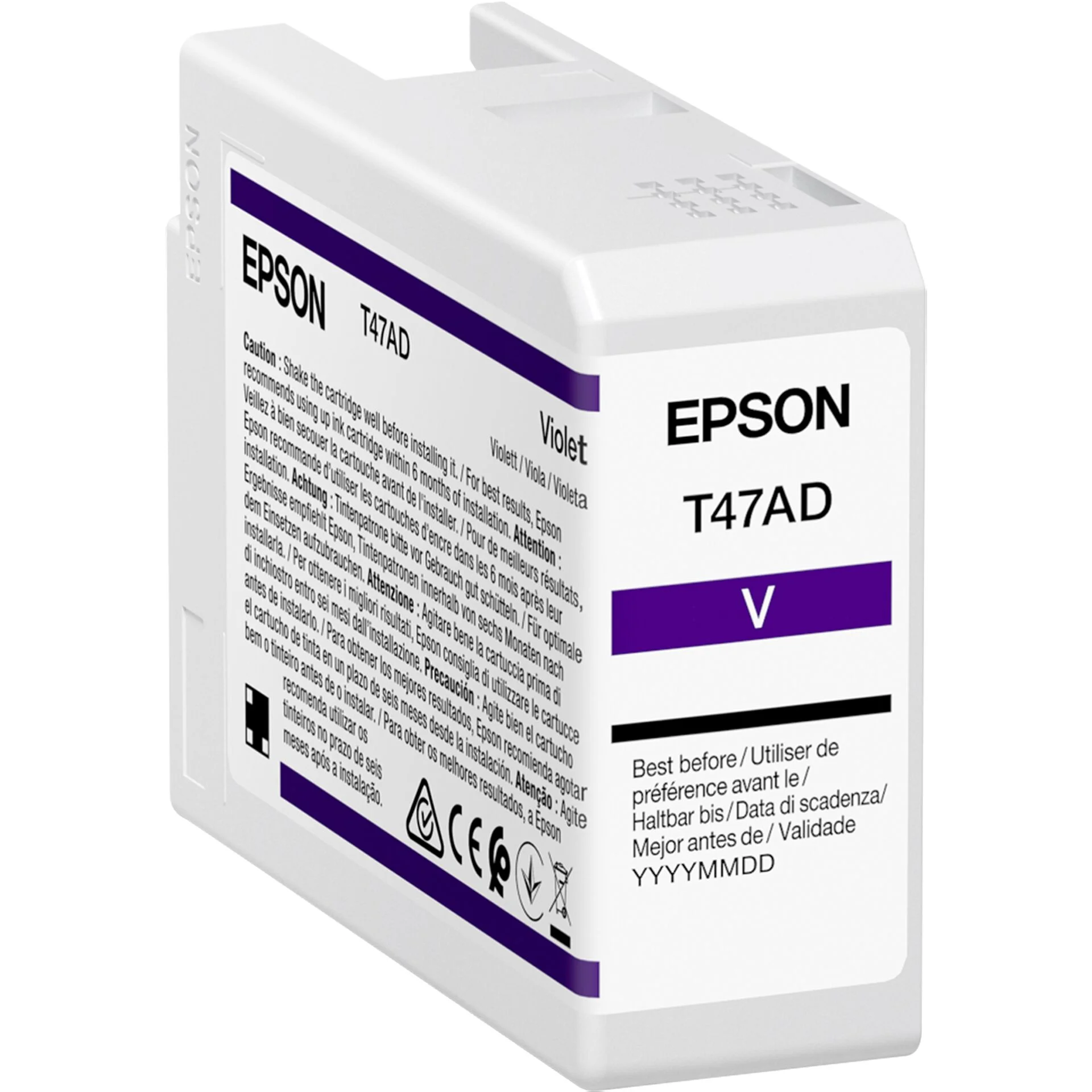 Epson Tintenpatrone violett T 47AD 50 ml Ultrachrome Pro 10 Drucker & Scanner