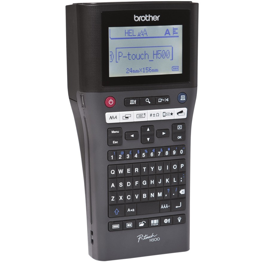 Brother PT H500 Etikettendrucker 180 x 180 DPI 30 mm sek Kabelgebunden TZe QWERTY Drucker & Scanner