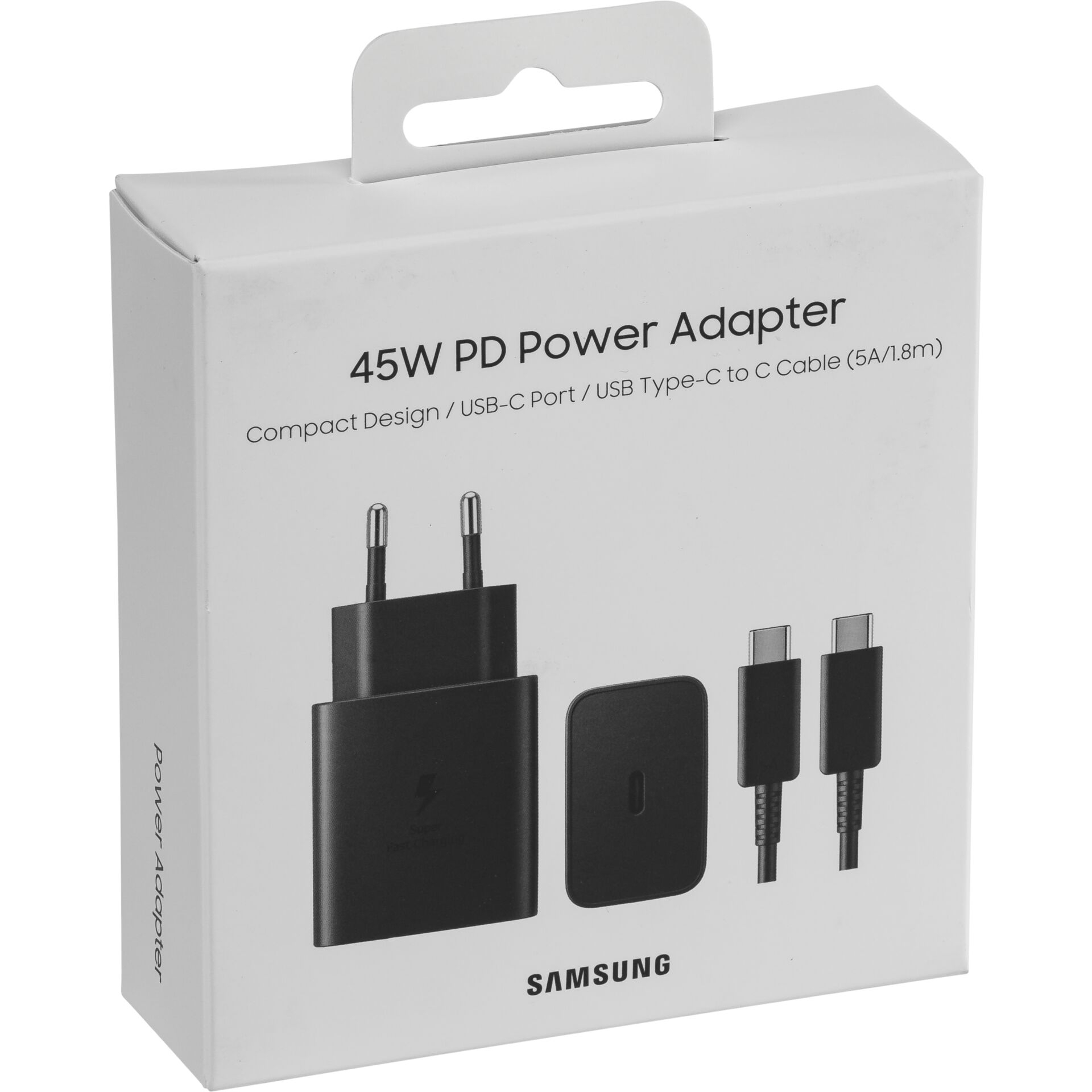 Samsung EP T4510 Universal Schwarz AC Schnellladung Drinnen Akkus Powerbanks & Kabel