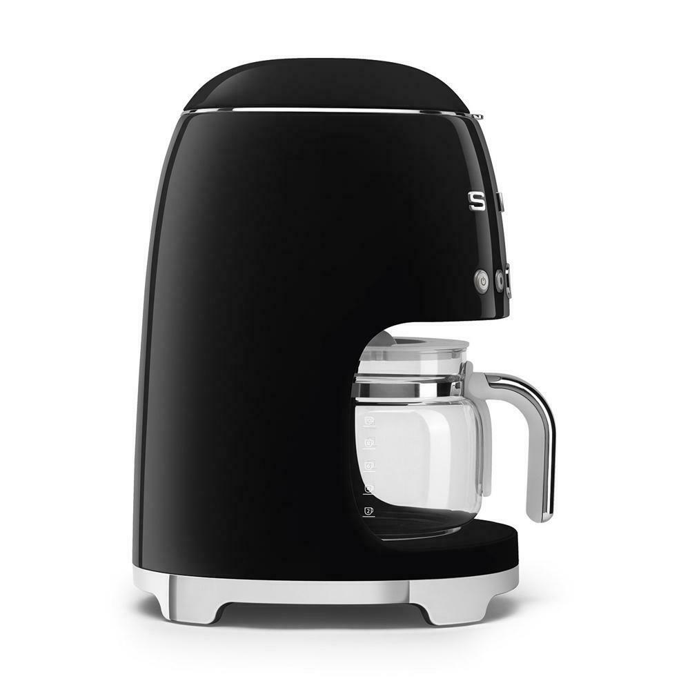 SMEG filter kaffeemaschine 50s style dcf02bleu  schwarz Kuechenkleingeraete
