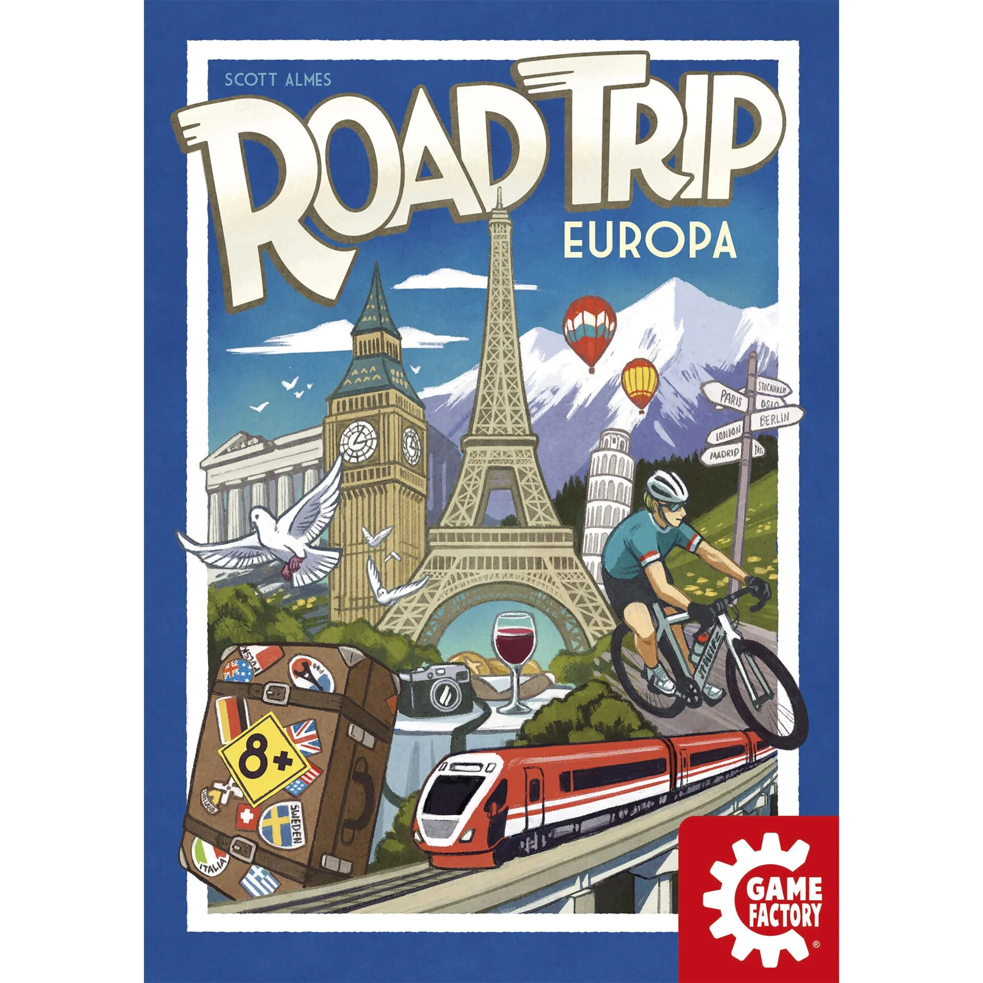 Game Factory Road Trip Europa  mult  Brettspiele & Puzzle