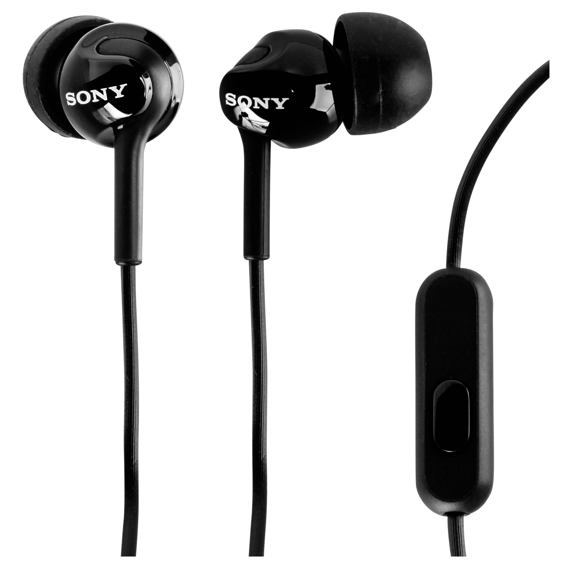 Sony MDR EX110AP Kopfhoerer Kabelgebunden im Ohr Anrufe Musik Schwarz Over-Ear