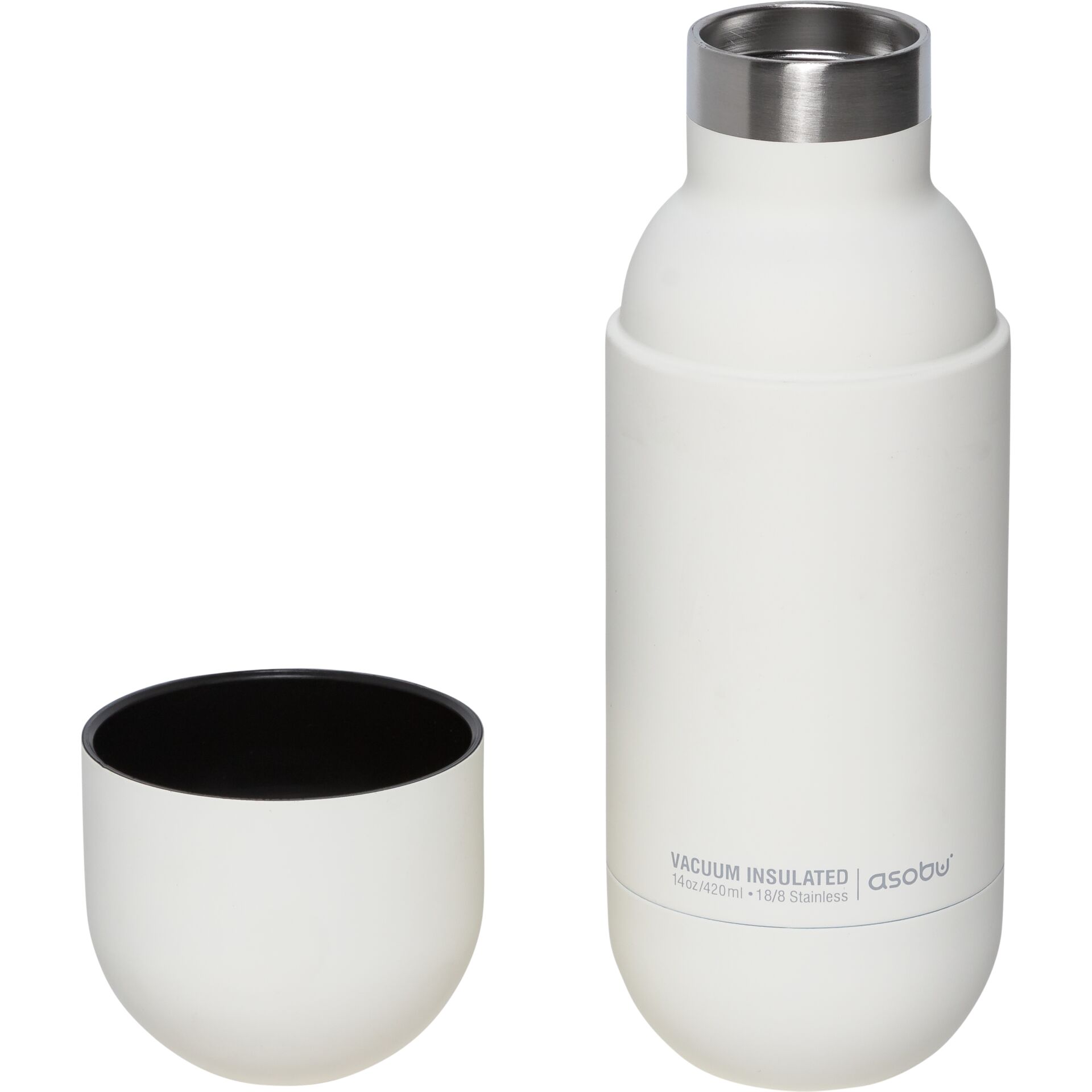 Asobu Orb Bottle Weiss  0 46 L Tee- & Thermoskannen