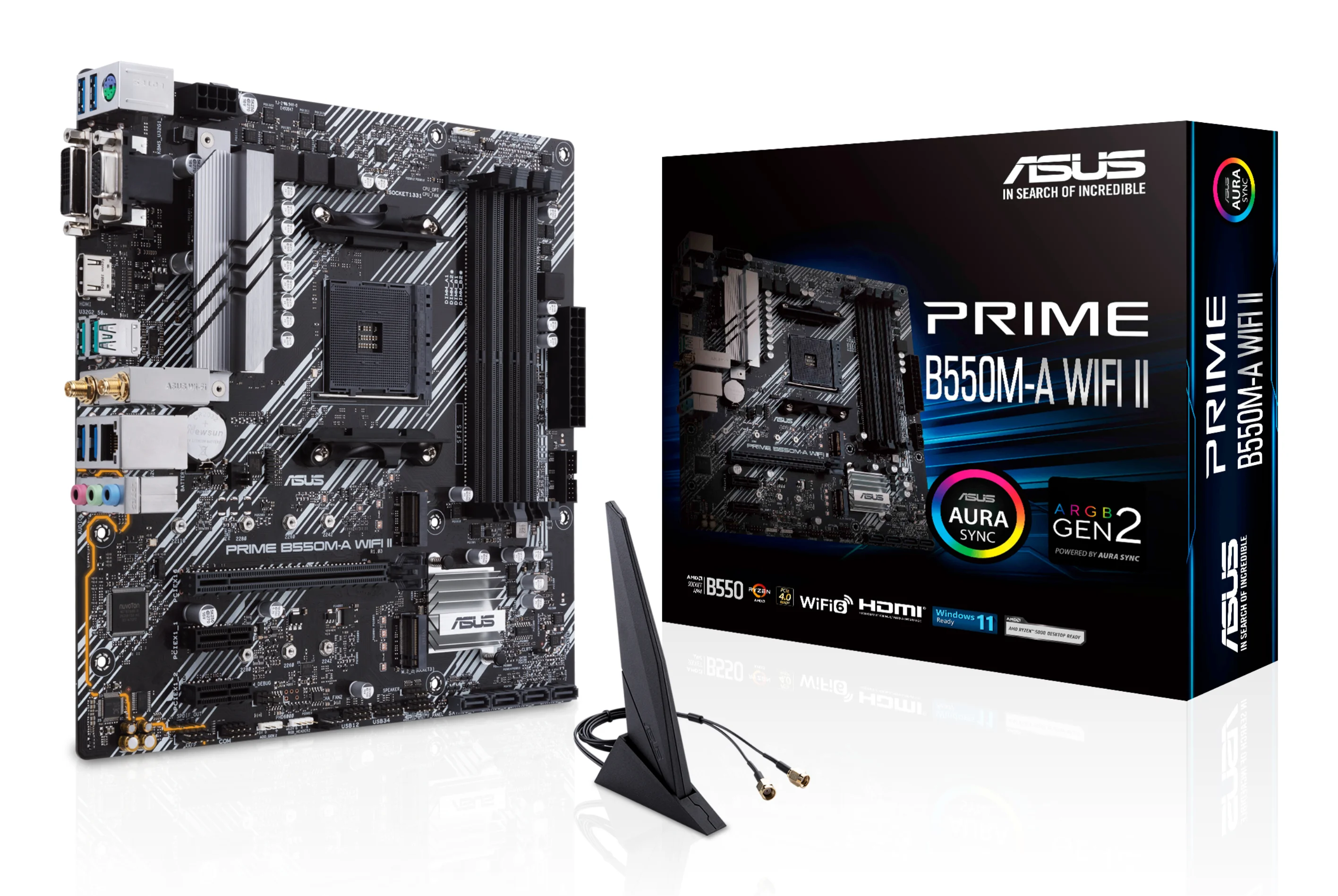 ASUS AM4 PRIME B550M A WIFI II PC-Zubehoer