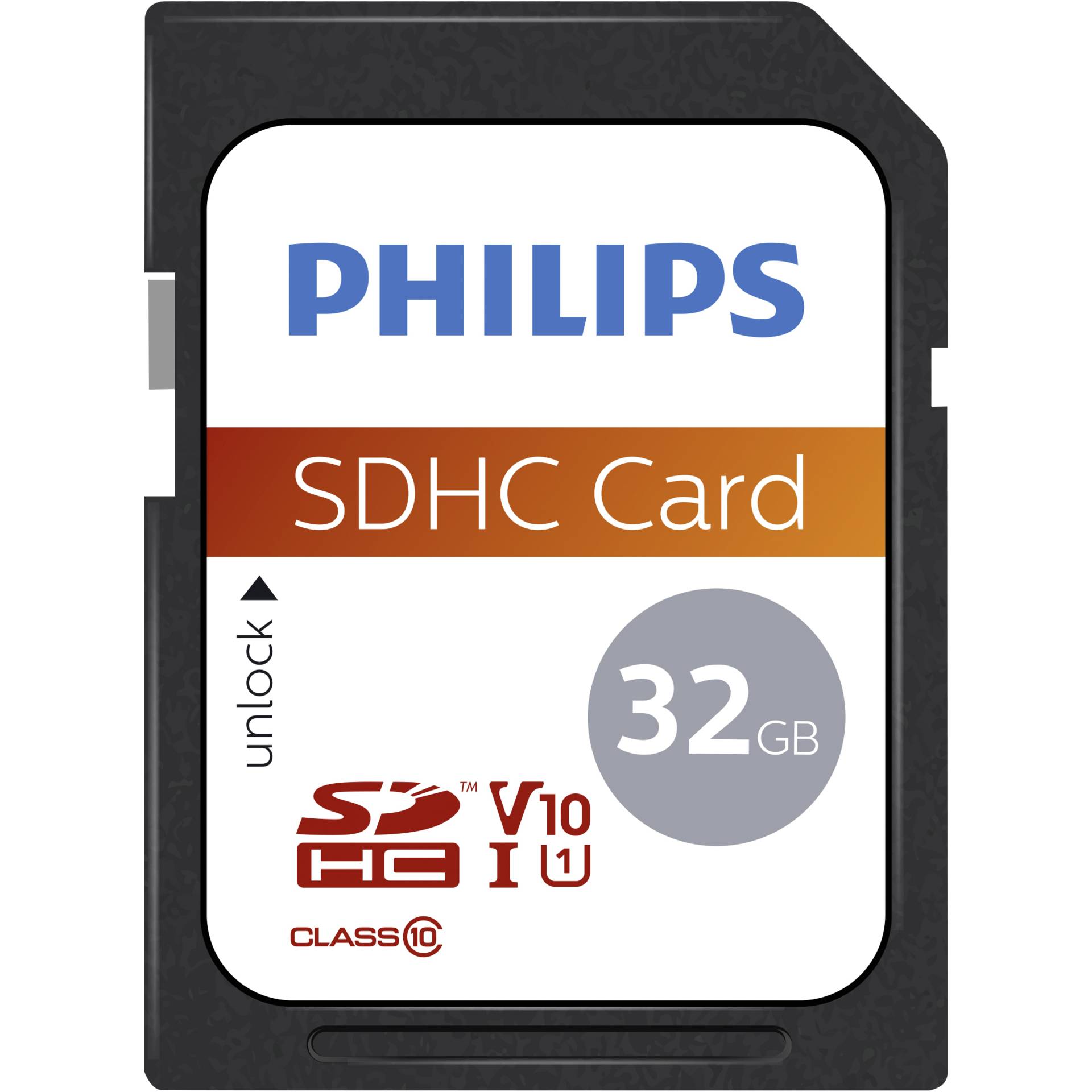 Philips FM32SD45B 10 32 GB SDHC UHS I Klasse 10 Speichermedien