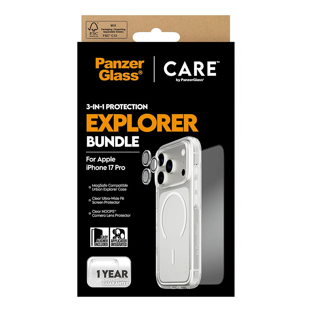 PanzerGlass     CARE by   3 in 1 Explorer Set iPhone 17 Pro Notebook & Tablet Zubehoer