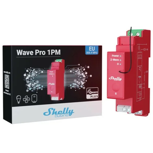 Shelly Relais ZollWave Pro 1PMZoll max 16A Z Wave DIN Rail Smart Home