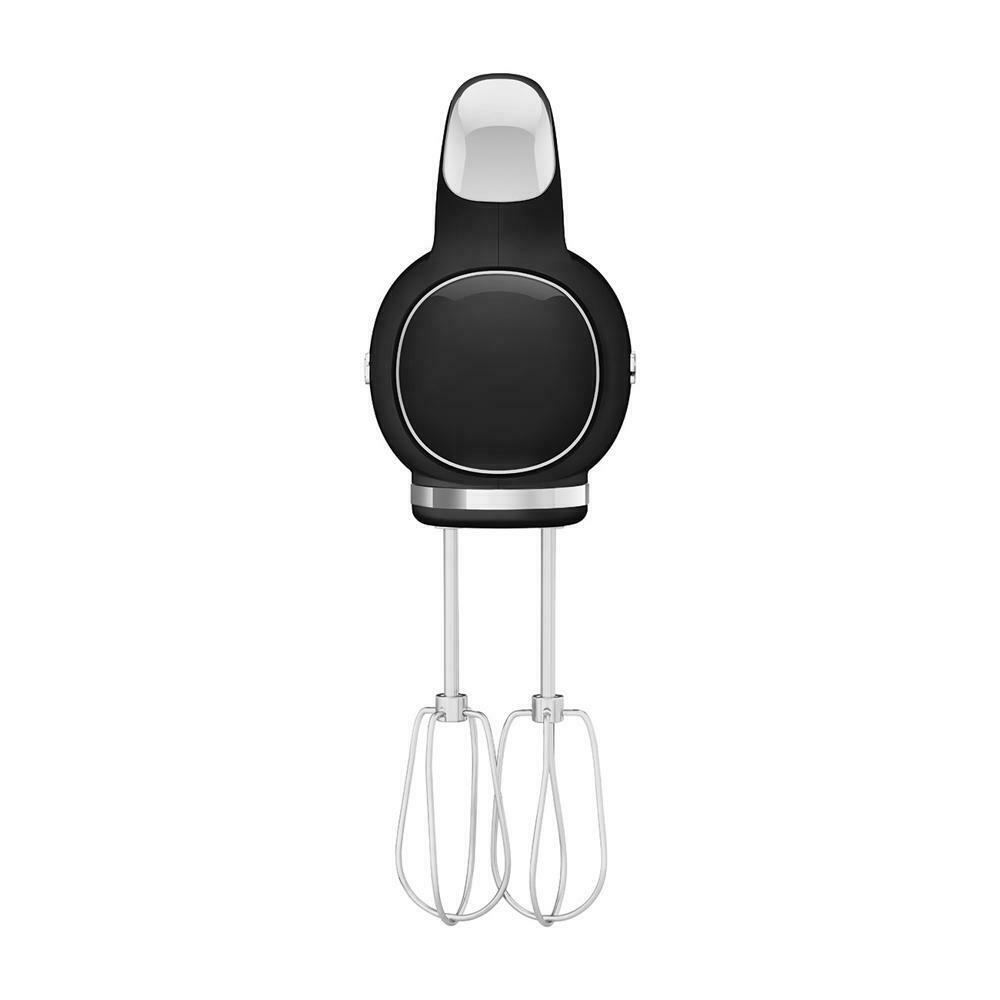 SMEG hmf01bleu handmixer im 50er jahre retro design schwarz Kuechenkleingeraete