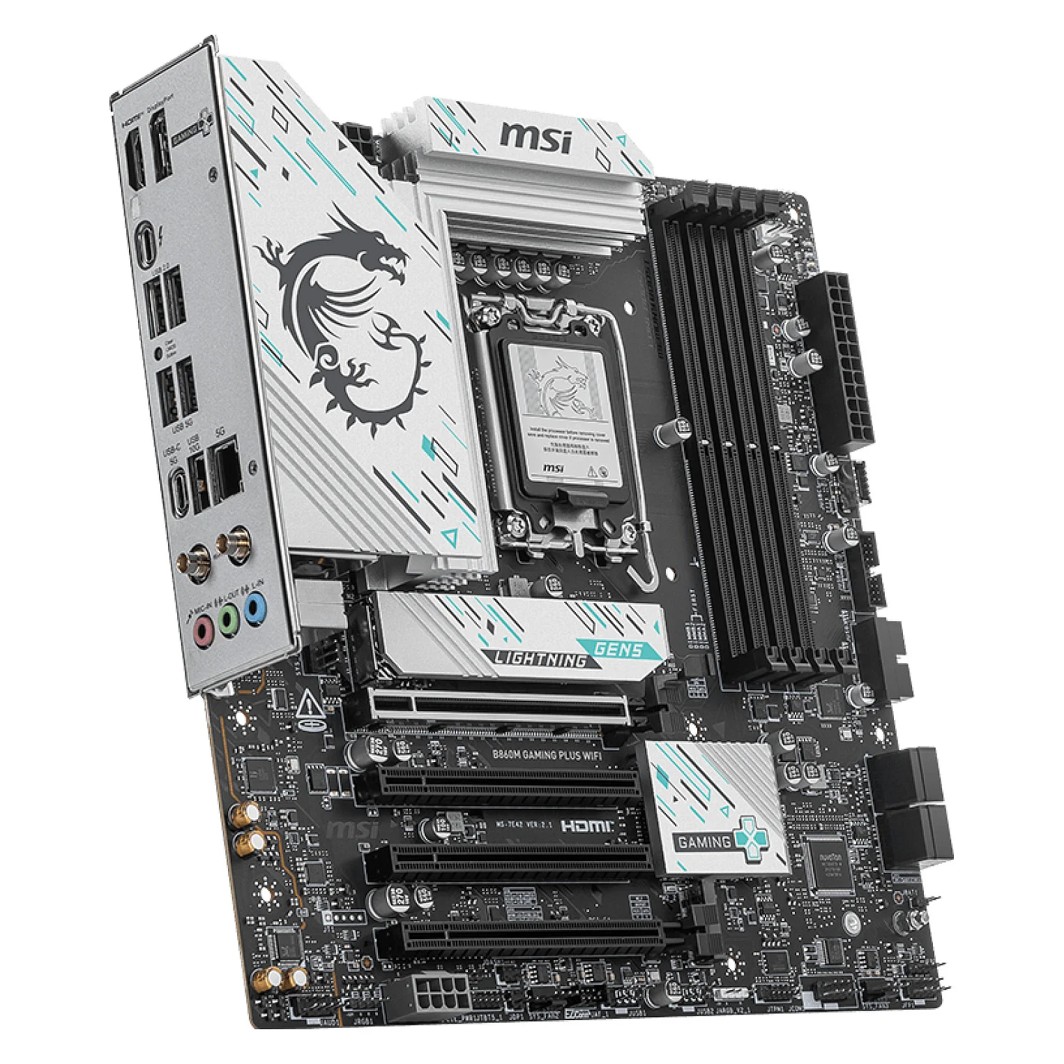 MSI B860M GAMING PLUS WIFI Motherboard Intel B860 LGA 1851  Socket V1  micro ATX PC-Zubehoer