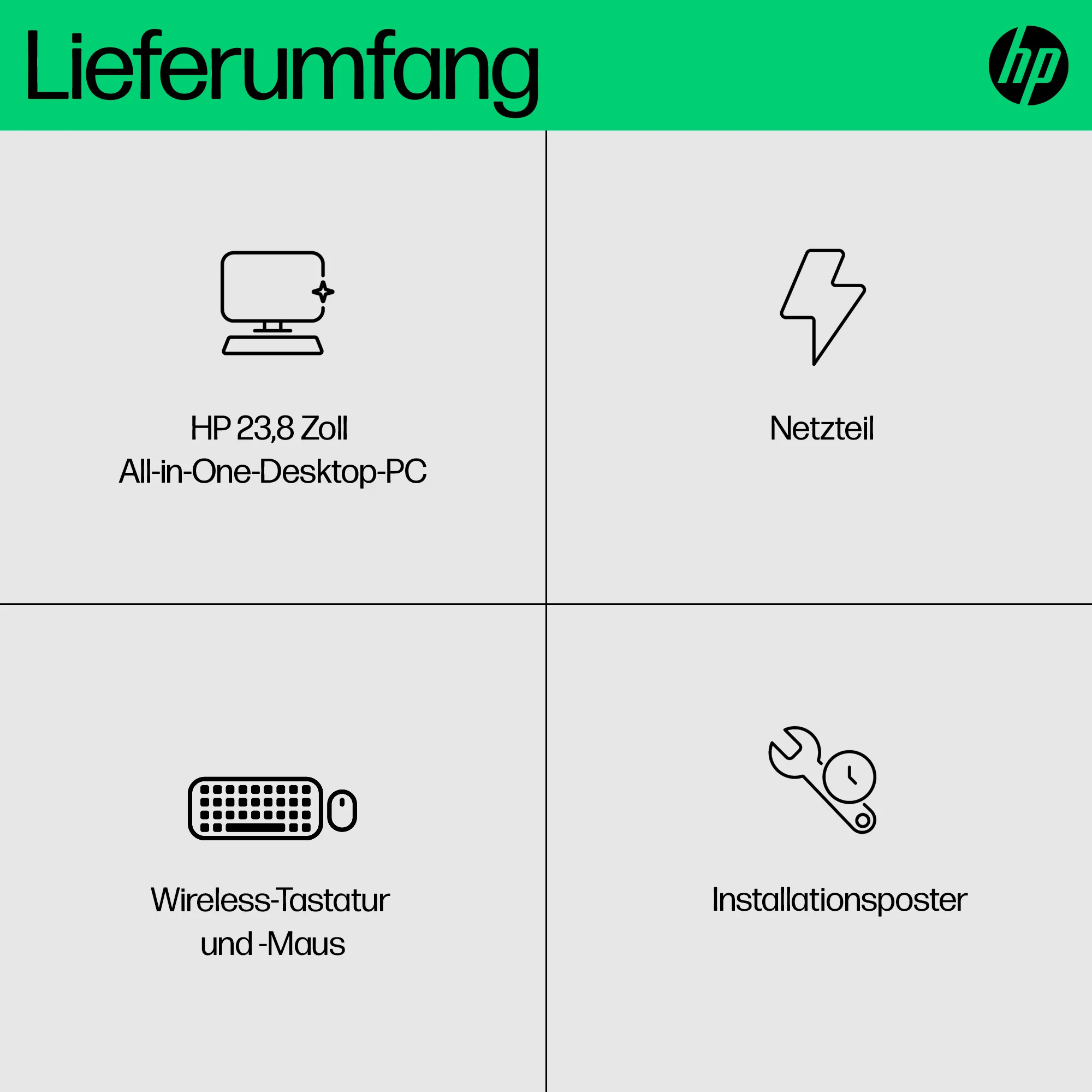 HP 24 cr0457ng Intel  Core  i5 i5 1335U 60 5 cm  23 8   1920 x 1080 Pixel All in One PC 16 GB DDR4 SDRAM 512 GB SSD Windows 11 Home Wi Fi 6  802 11ax  Weiss PC-Zubehoer