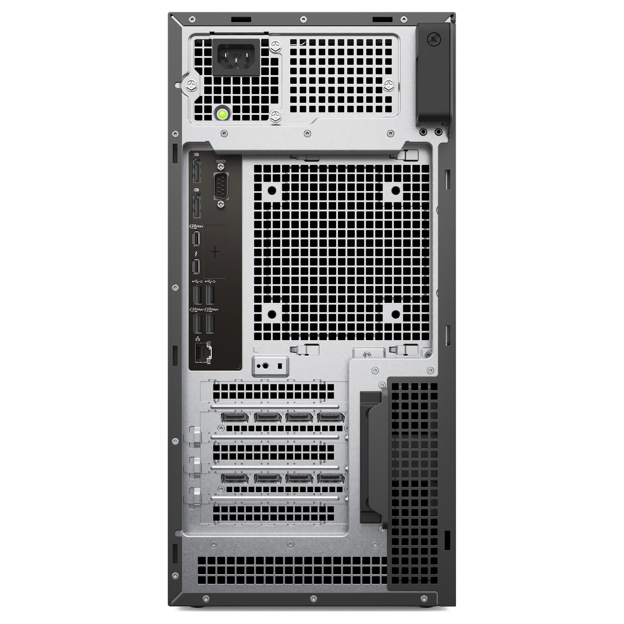 Dell Pro Max Tower T2 FCT2250 Intel Core Ultra 9 285 32GB 1TB SSD Integrated vPro Kb Mouse 1500W TPM W11P 3Y Basic Onsite PC-Zubehoer