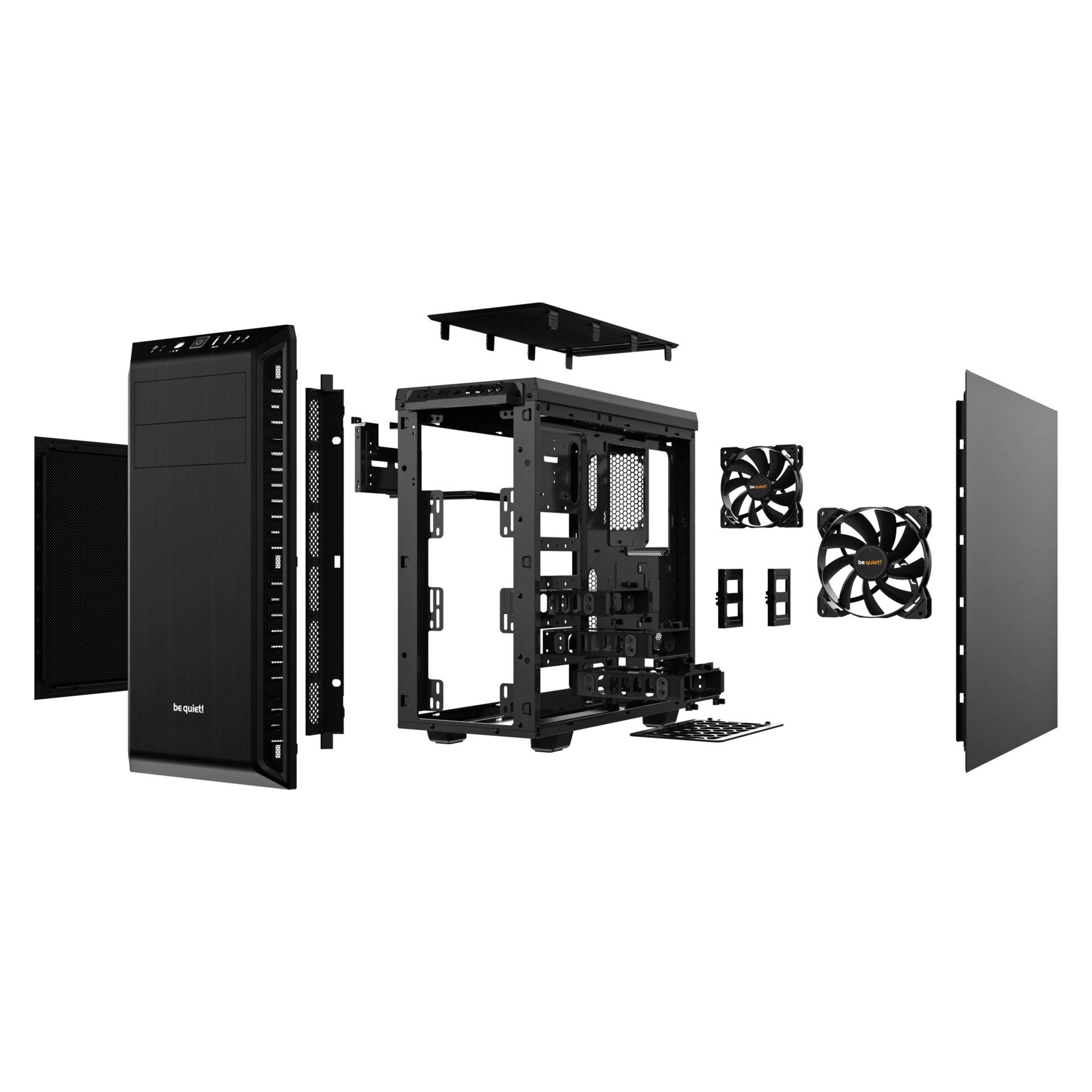 be quiet  Pure Base 600 Midi Tower Schwarz PC-Komponenten