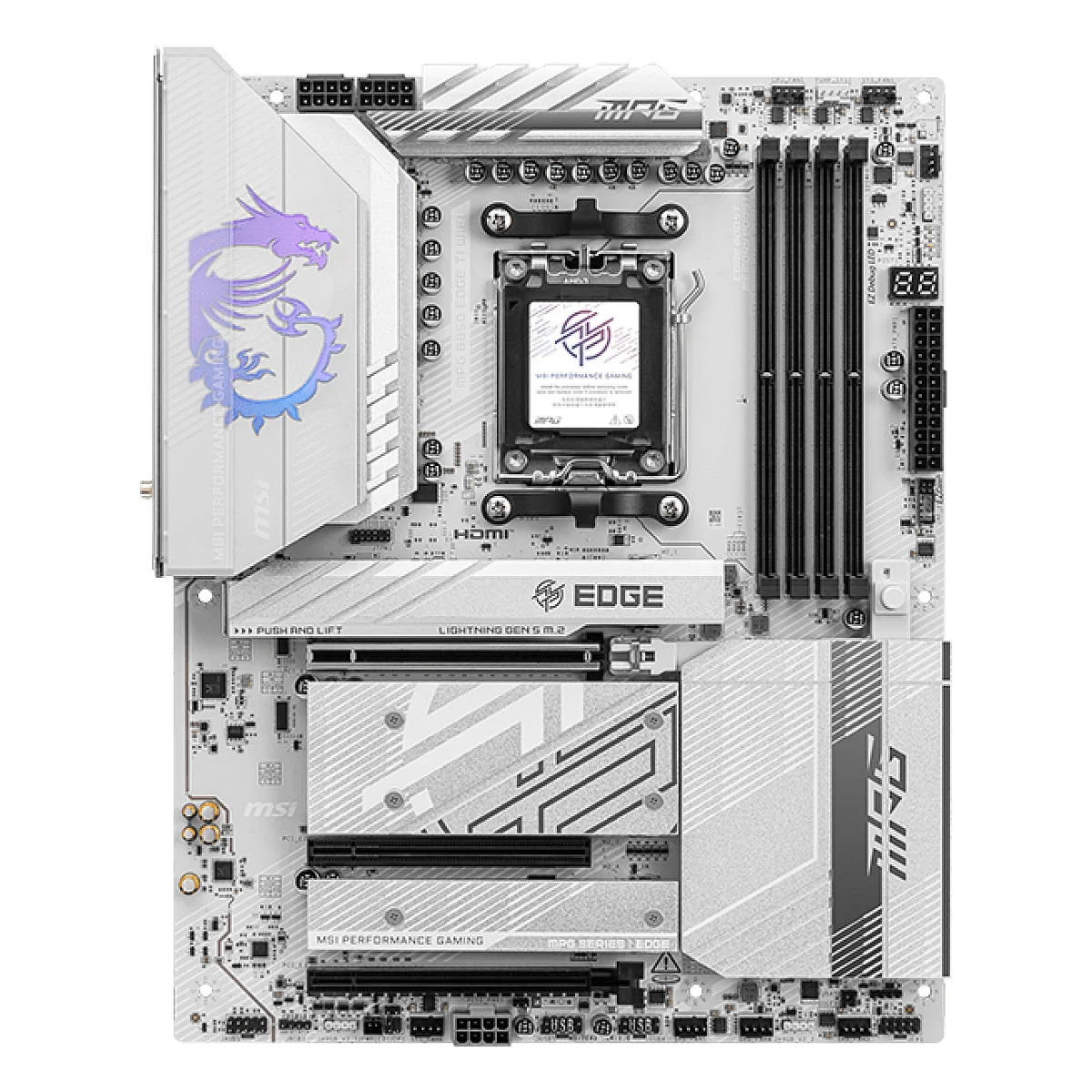 MSI MPG B850 EDGE TI WIFI Motherboard AMD B850 Sockel AM5 ATX PC-Zubehoer
