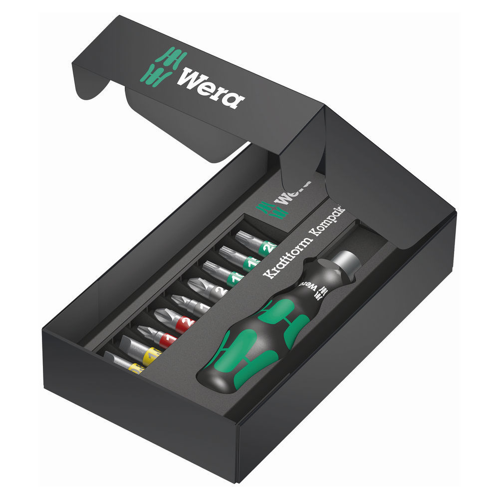 Wera Schraubendreher Bitset 13 Tool Finder  10 tlg Schraubendreher & Zangen